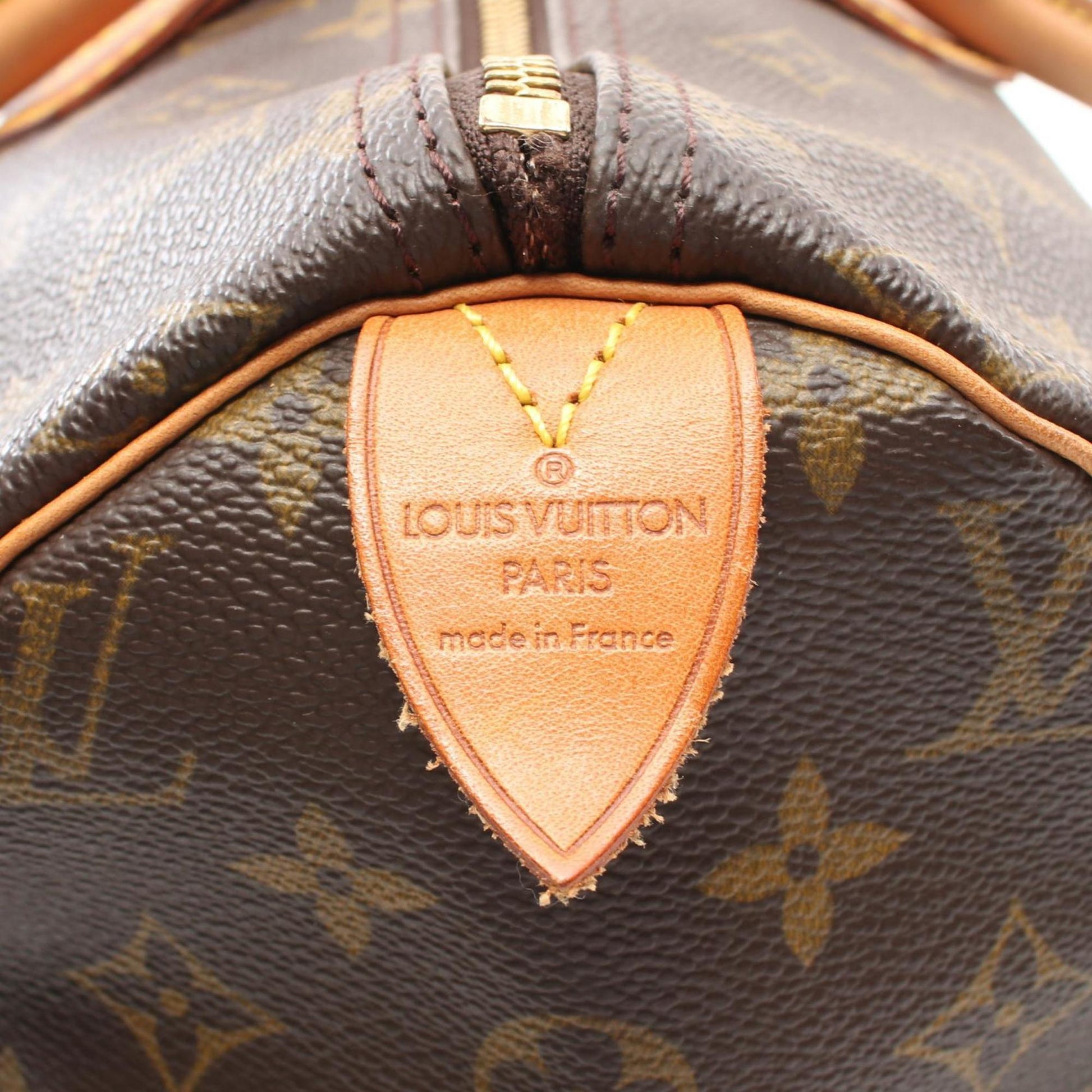 Louis Vuitton Speedy 40, Brown, Canvas, handbag