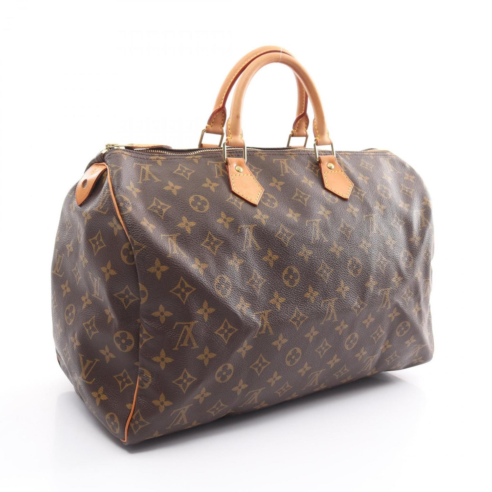 Louis Vuitton Speedy 40, Brown, Canvas, handbag