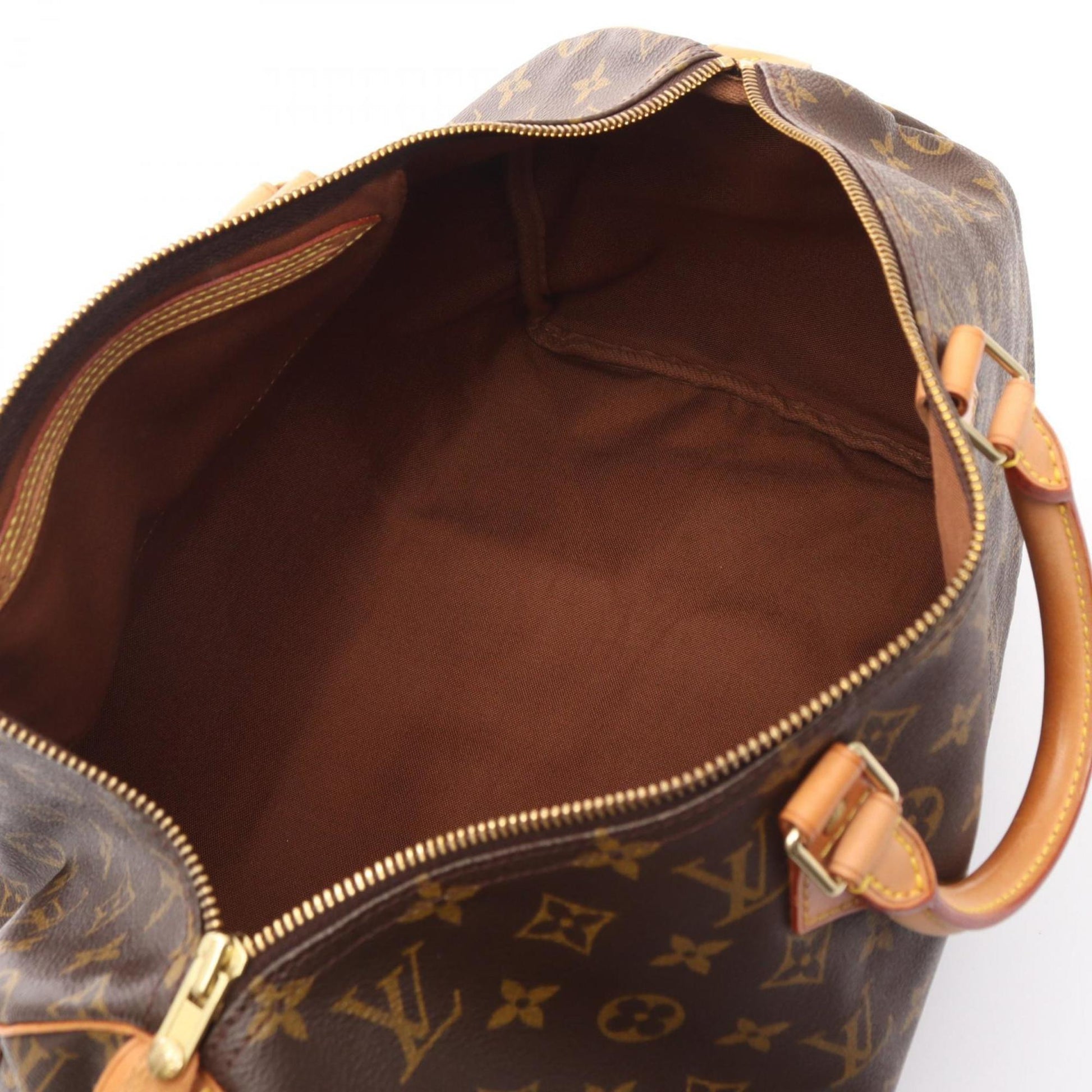 Louis Vuitton Speedy 40, Brown, Canvas, handbag