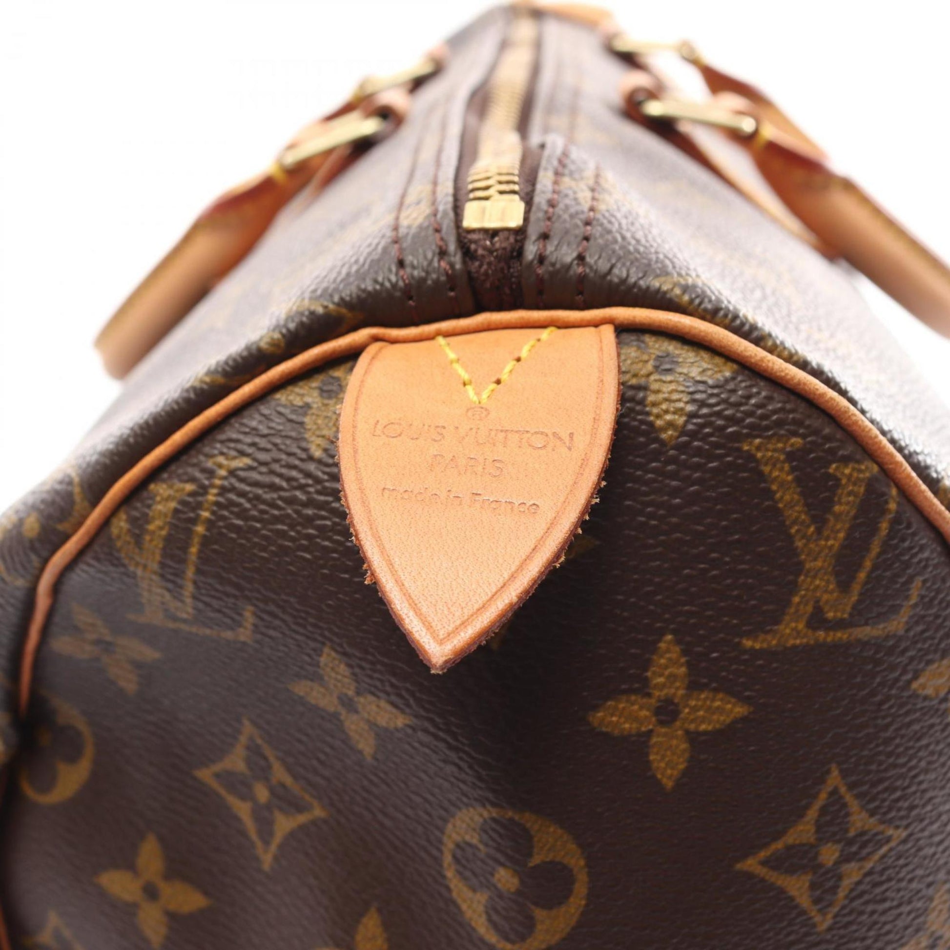 Louis Vuitton Speedy 40, Brown, Canvas, handbag