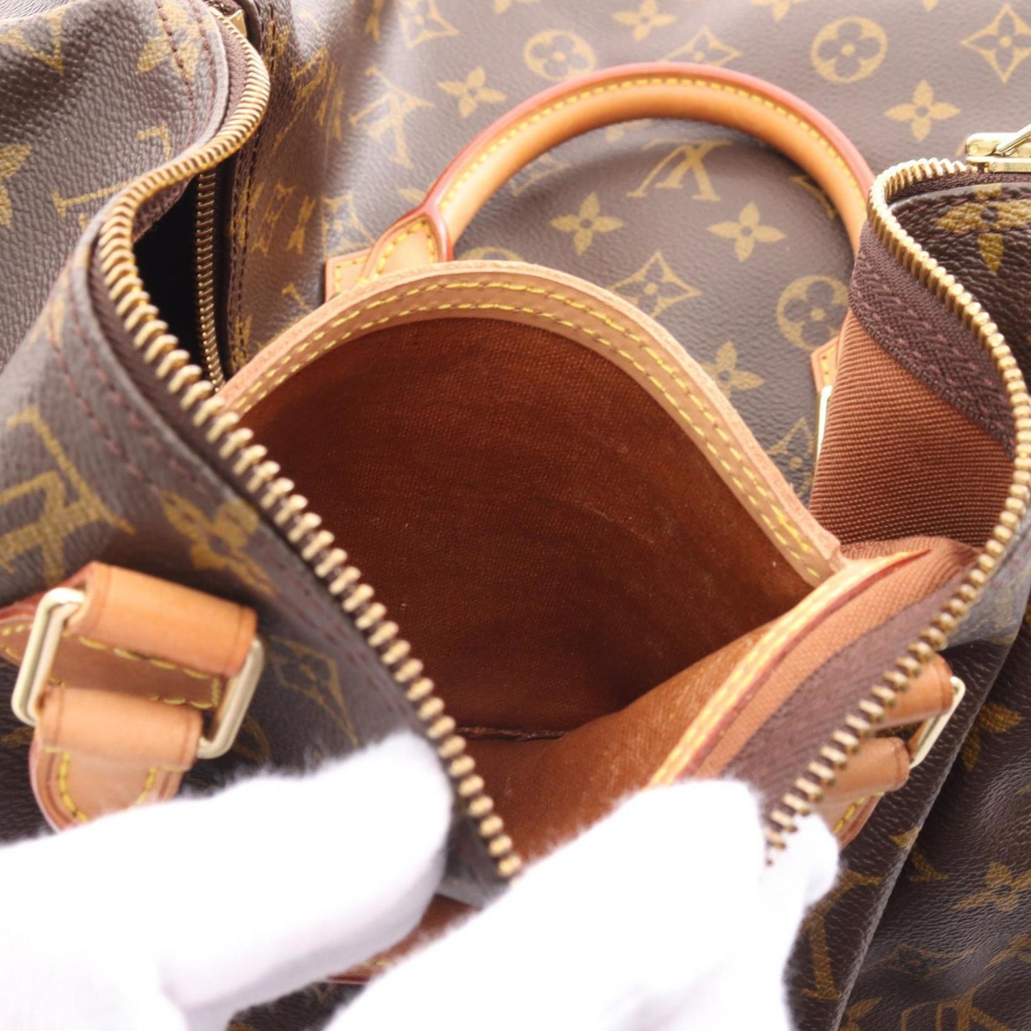 Louis Vuitton Speedy 40, Brown, Canvas, handbag