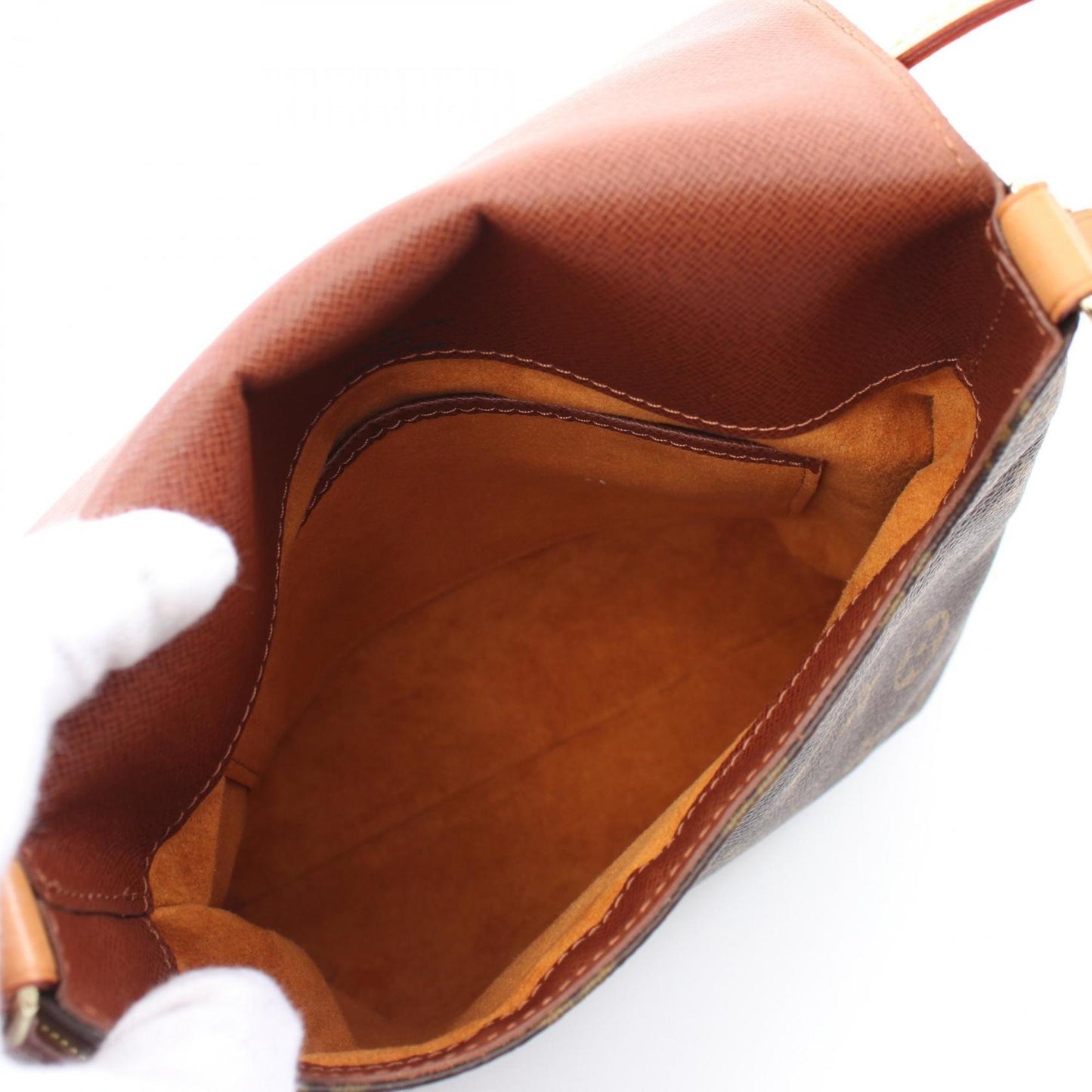 Louis Vuitton Musette Salsa, Brown, Canvas, shoulder