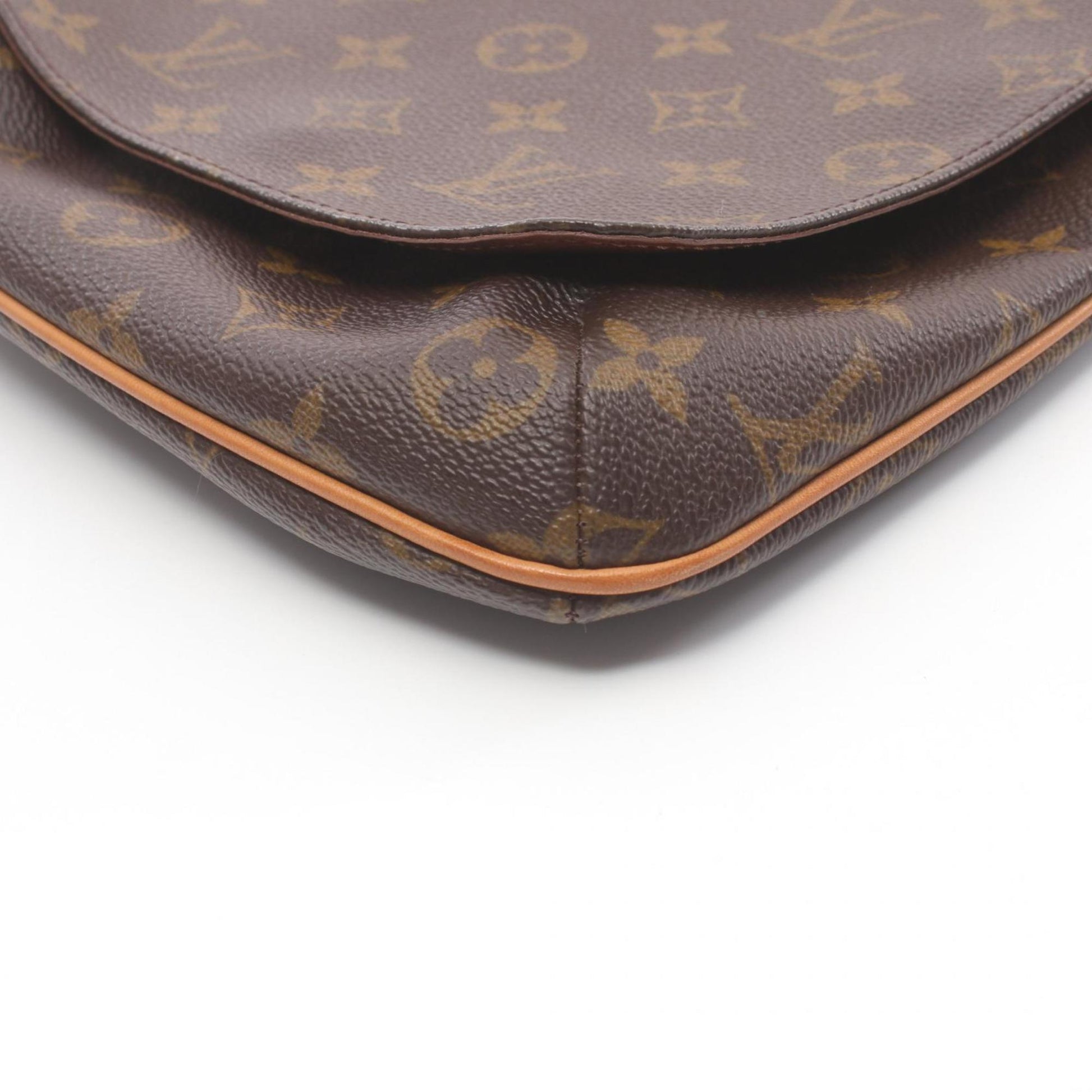 Louis Vuitton Musette Salsa, Brown, Canvas, shoulder