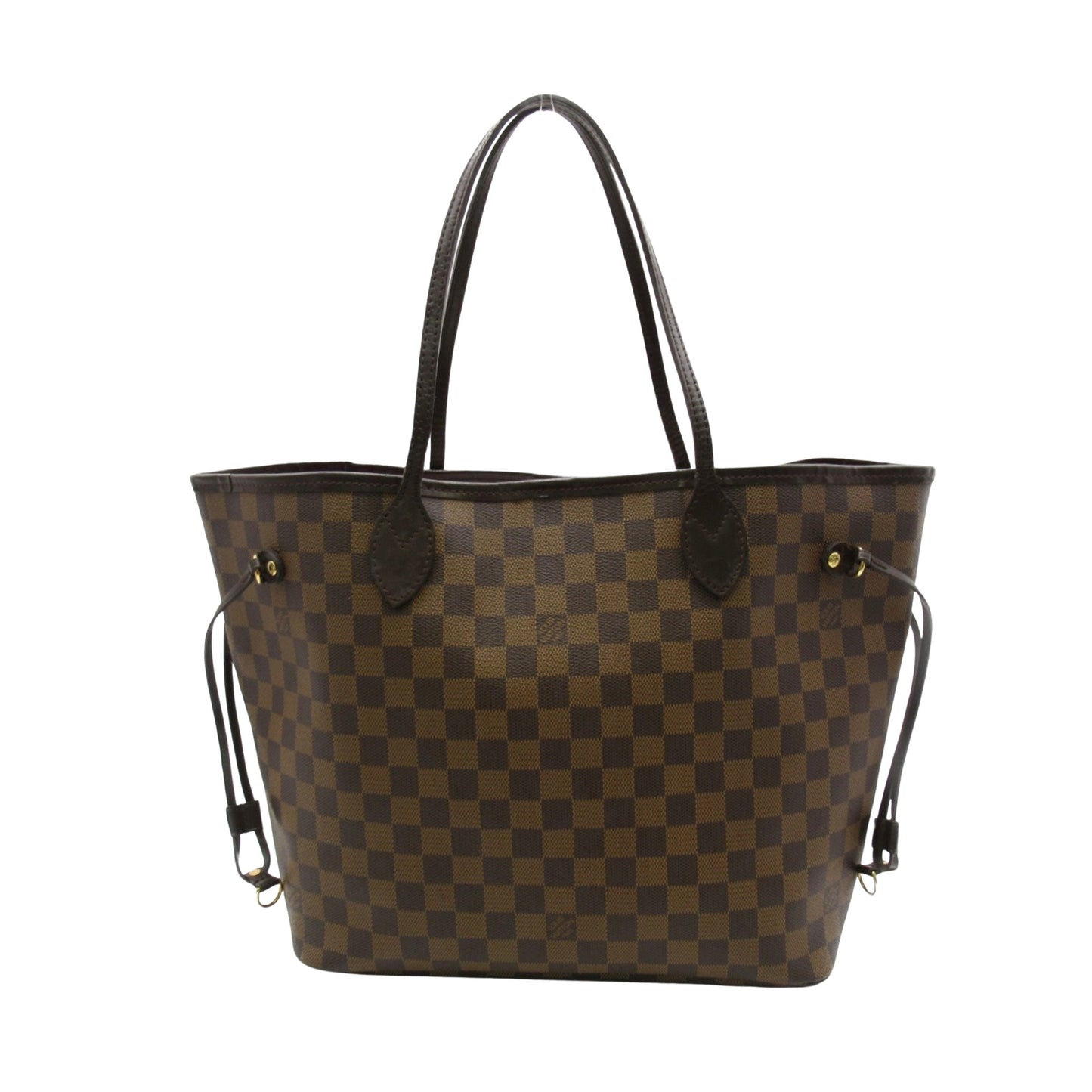 Louis Vuitton Neverfull MM, Brown, Canvas, tote