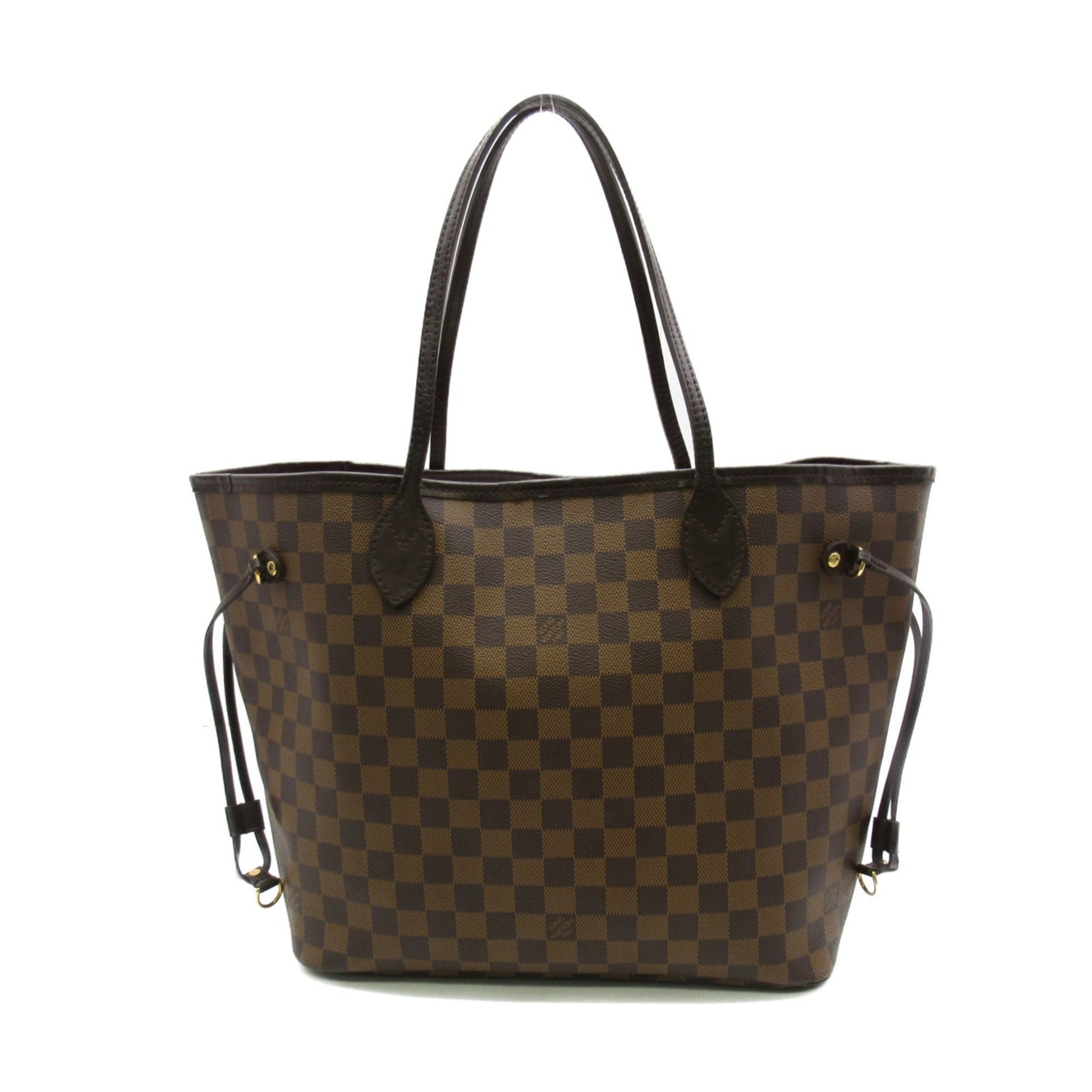 Louis Vuitton Neverfull MM, Brown, Canvas, tote