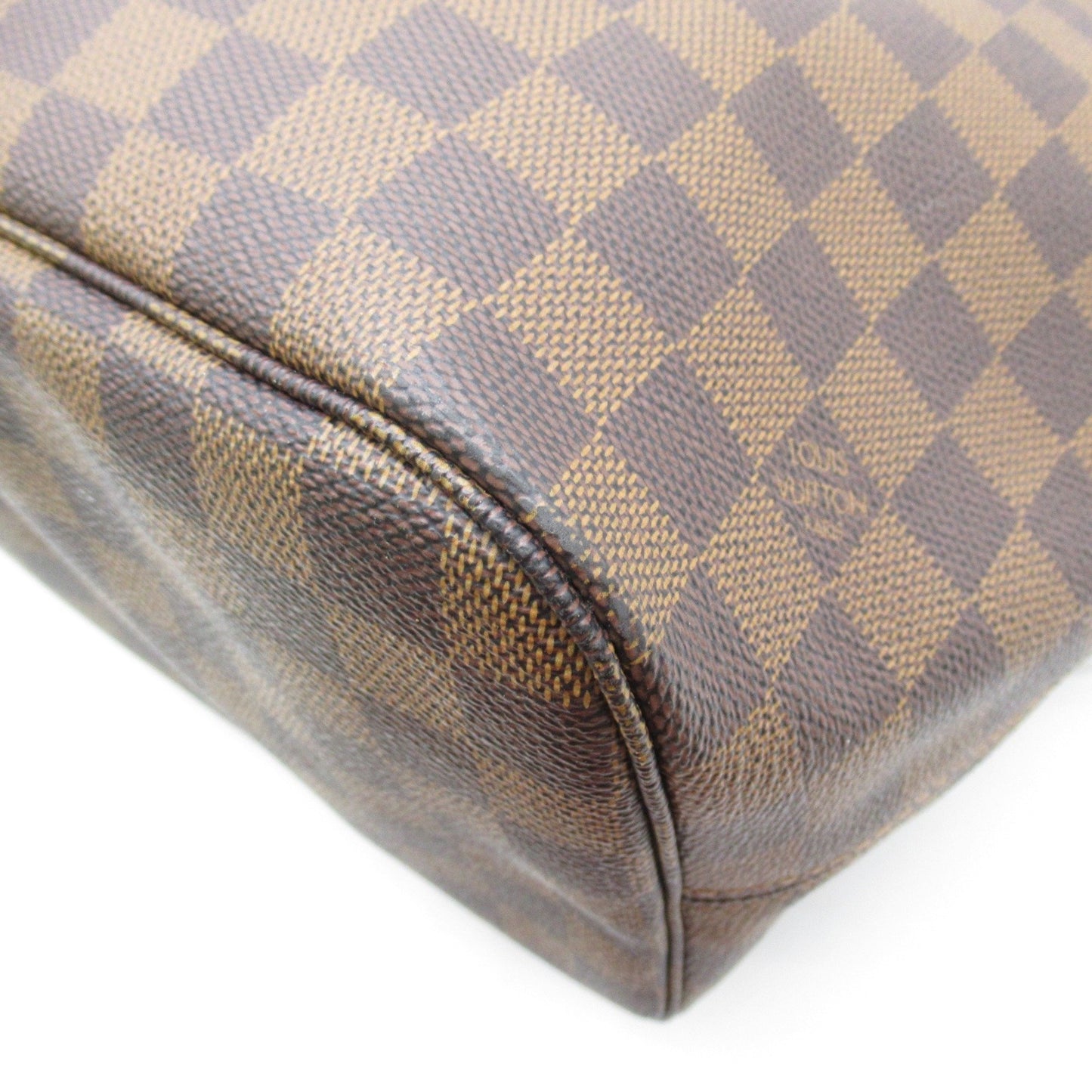 Louis Vuitton Neverfull MM, Brown, Canvas, tote