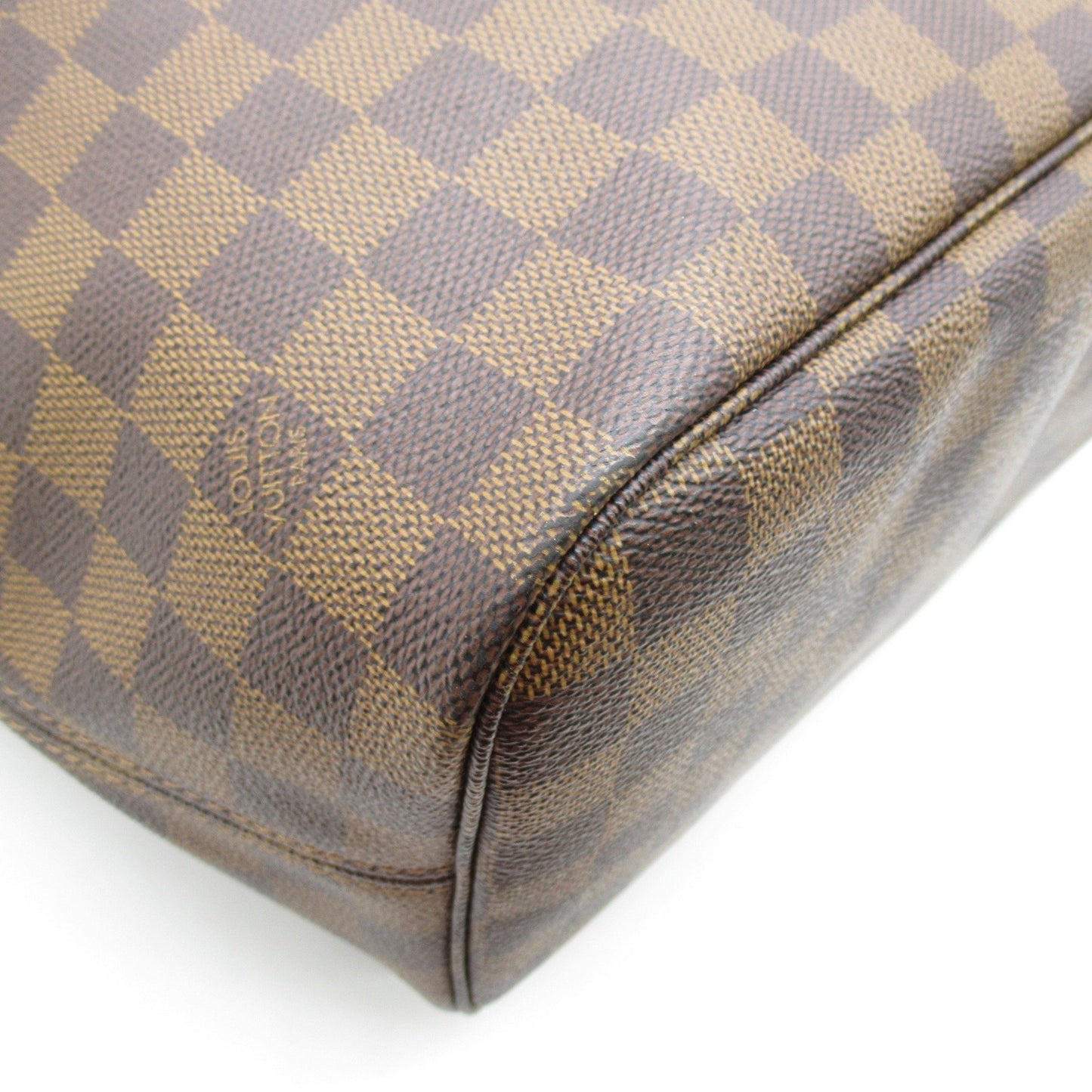 Louis Vuitton Neverfull MM, Brown, Canvas, tote