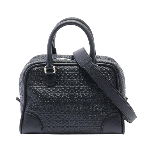 Loewe Amazona 75, Black, Leather, handbag