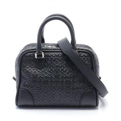 Loewe Amazona 75, Black, Leather, handbag