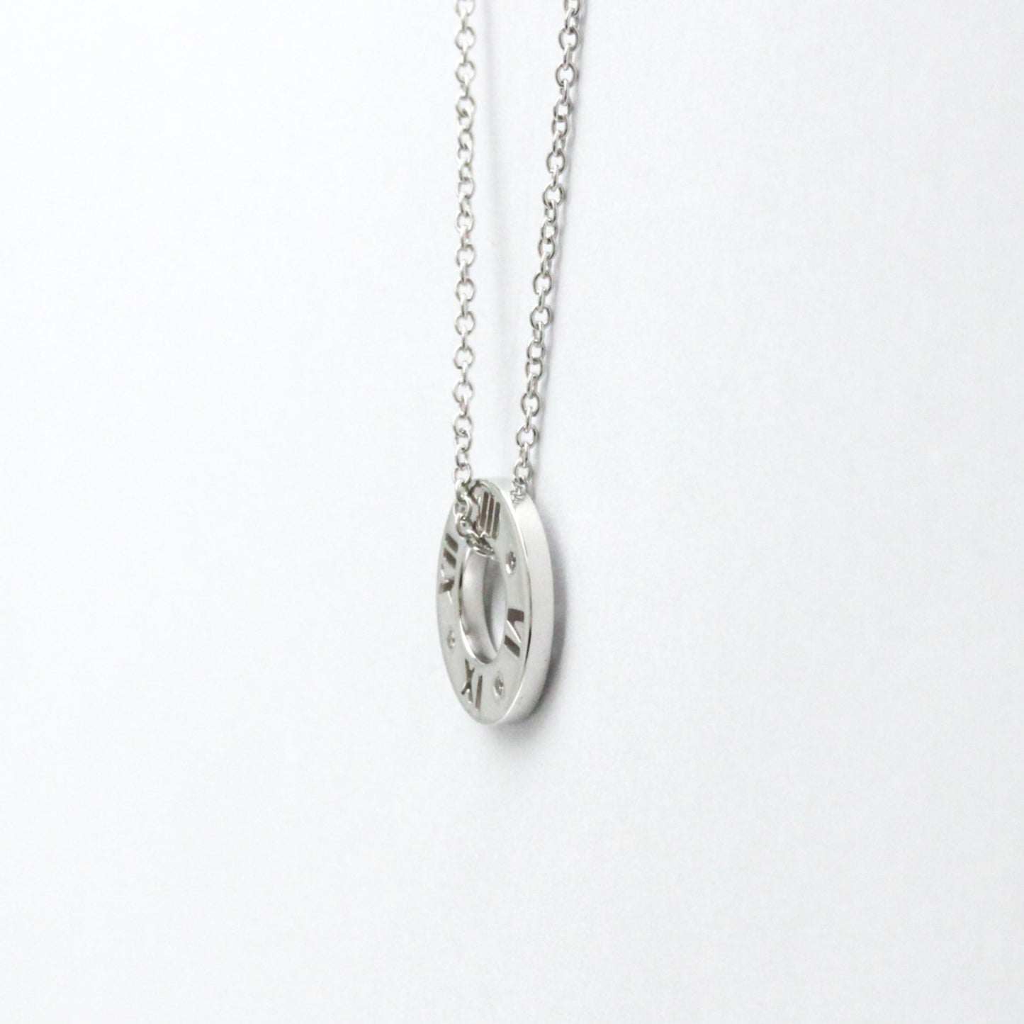 Tiffany & Co Atlas, Silver, White Gold, necklace