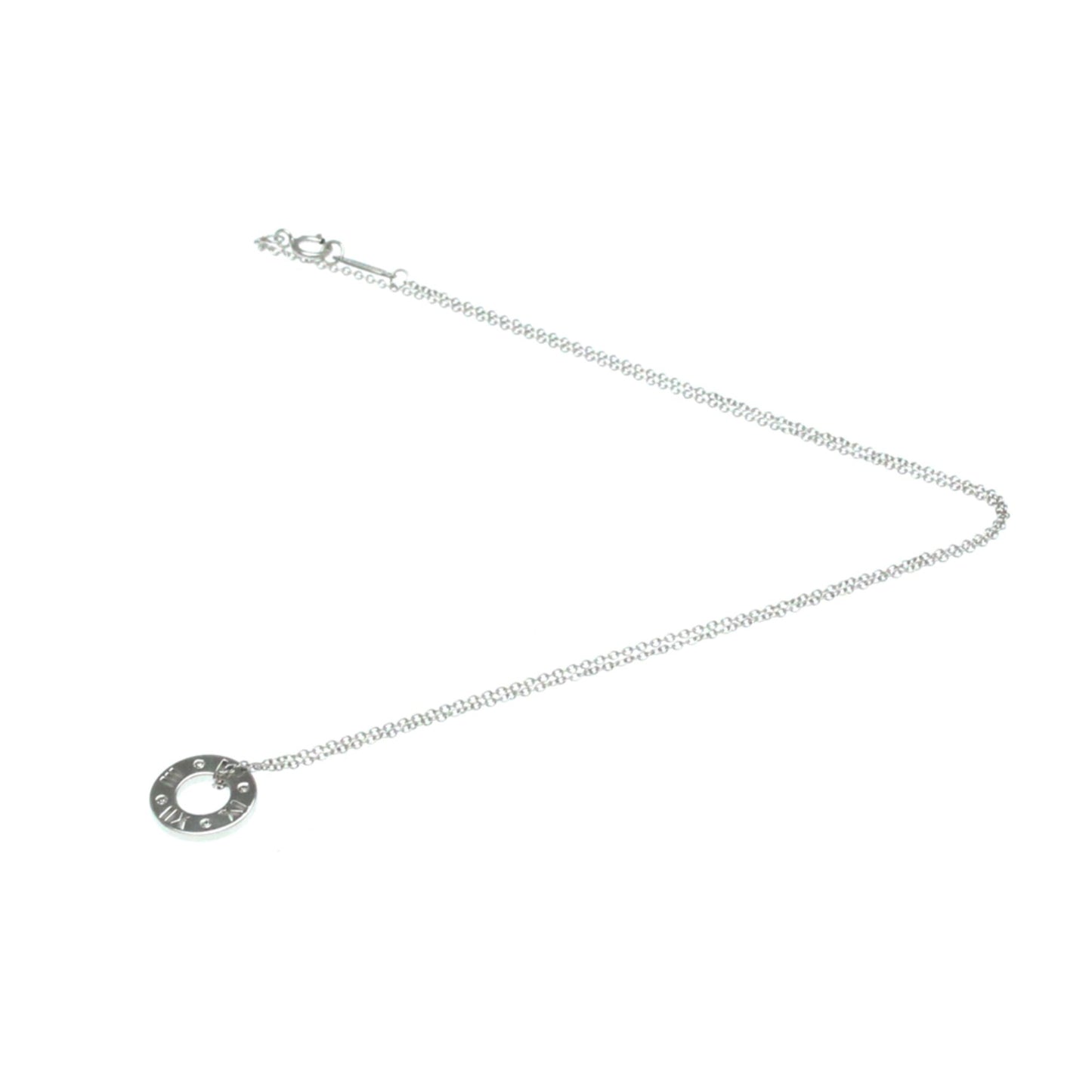 Tiffany & Co Atlas, Silver, White Gold, necklace