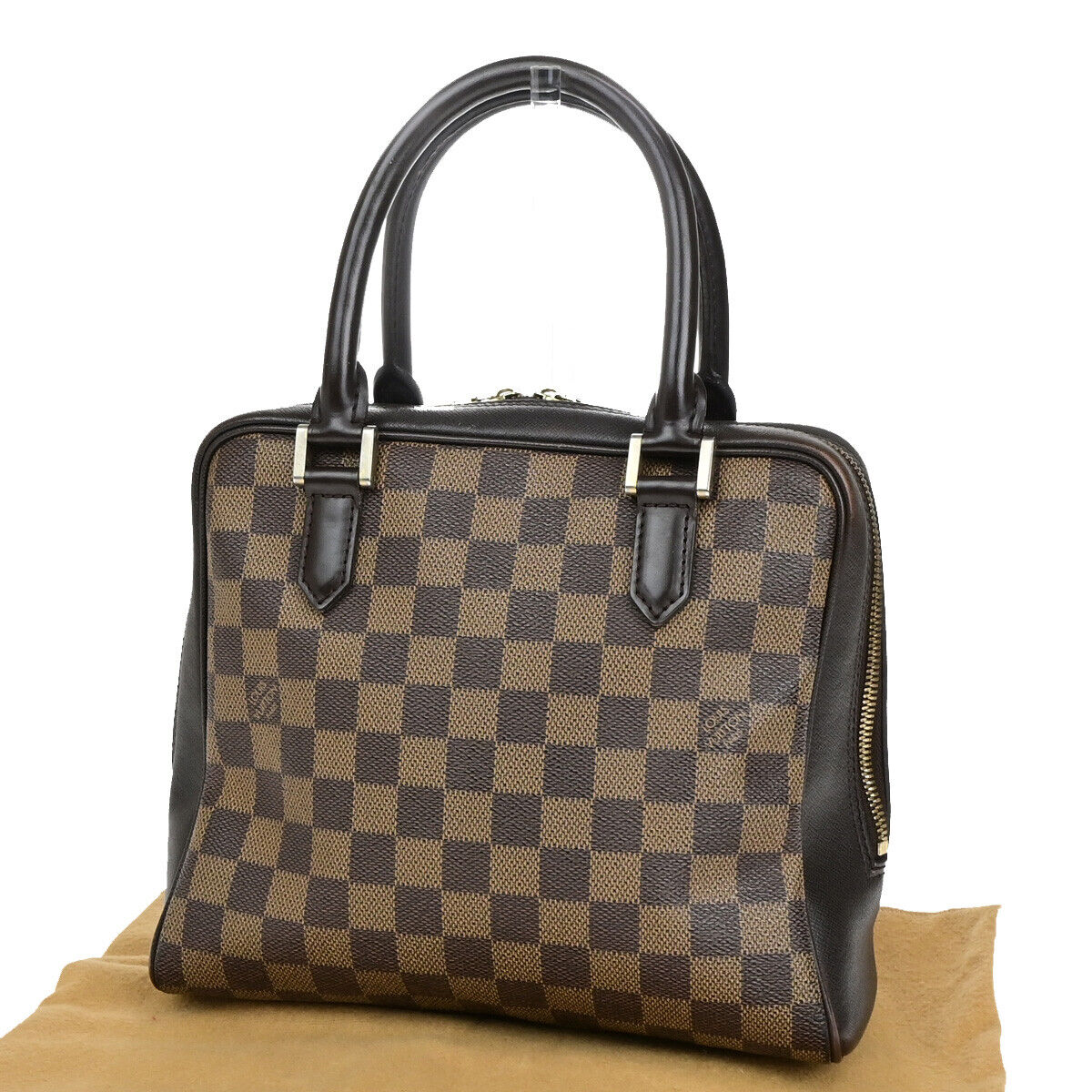 Louis Vuitton Brera, Brown, Canvas, handbag