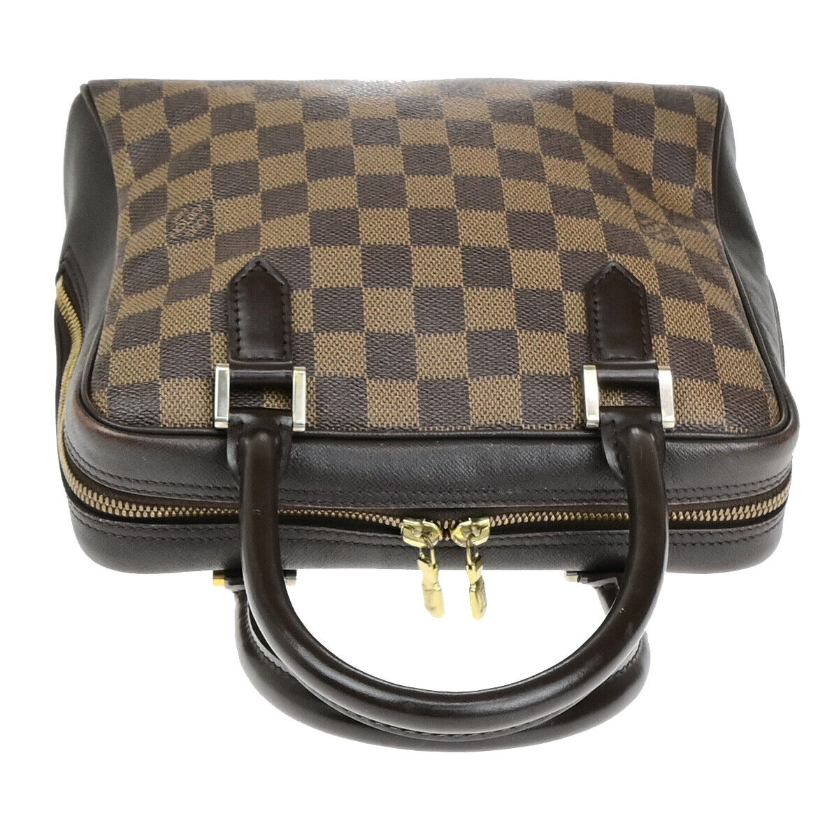 Louis Vuitton Brera, Brown, Canvas, handbag