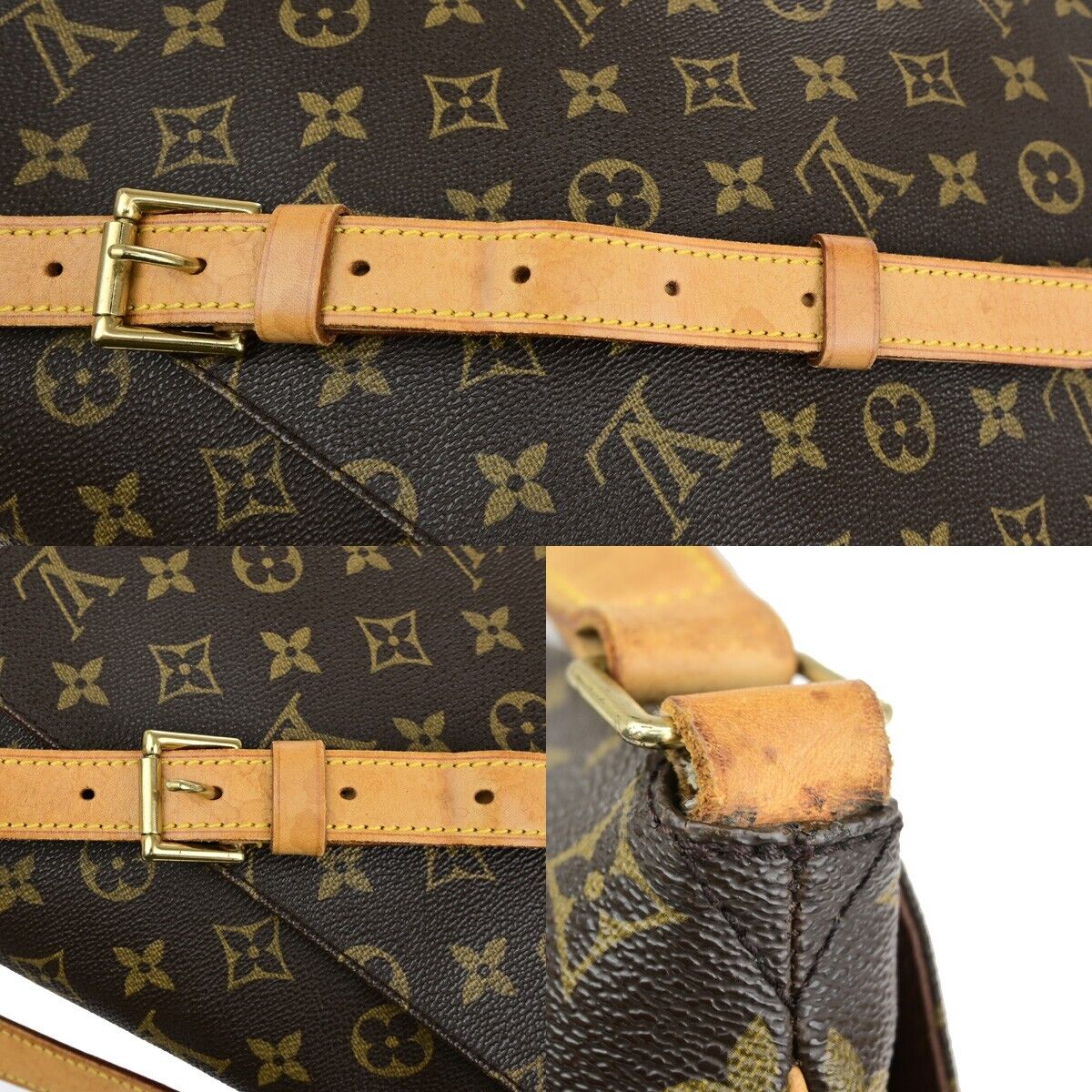 Louis Vuitton Musette, Brown, Canvas, handbag