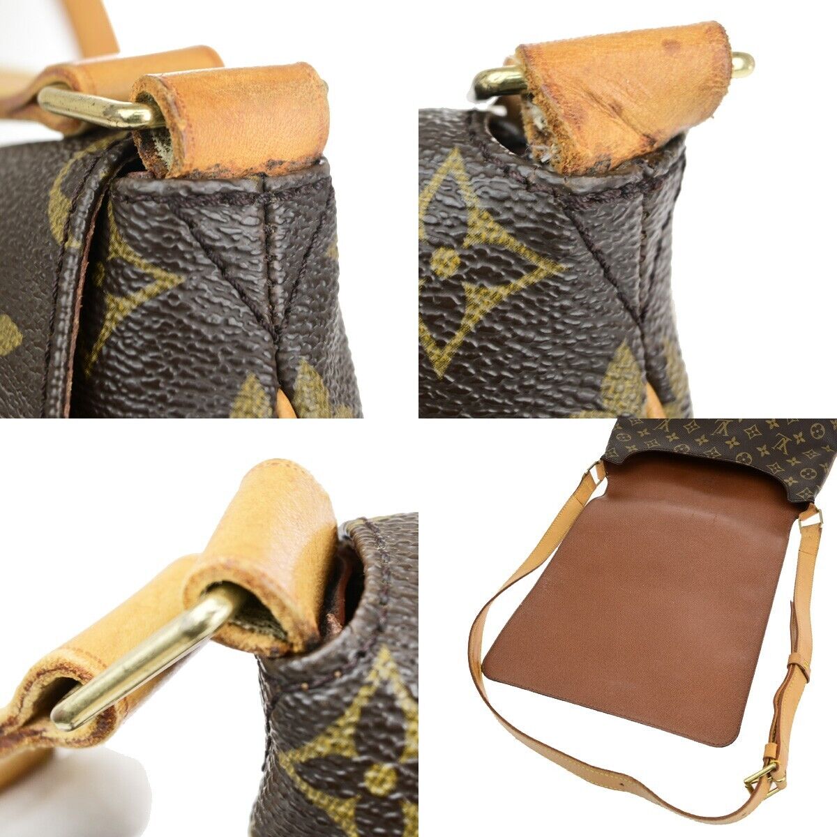 Louis Vuitton Musette, Brown, Canvas, handbag