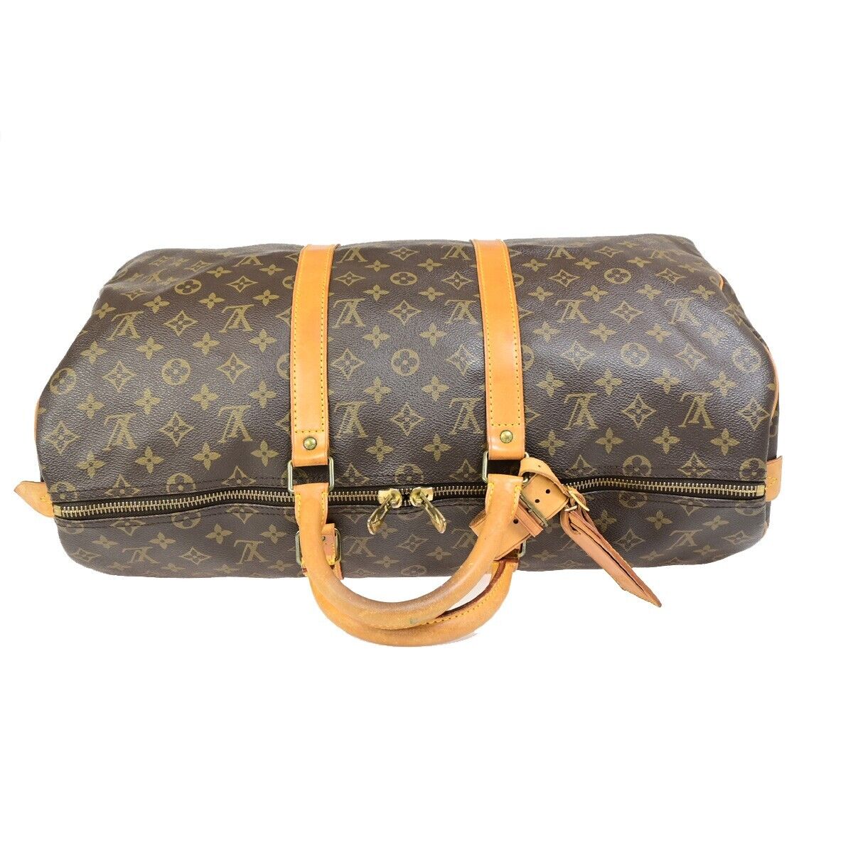 Louis Vuitton Keepall 50, Brown, Canvas, travel