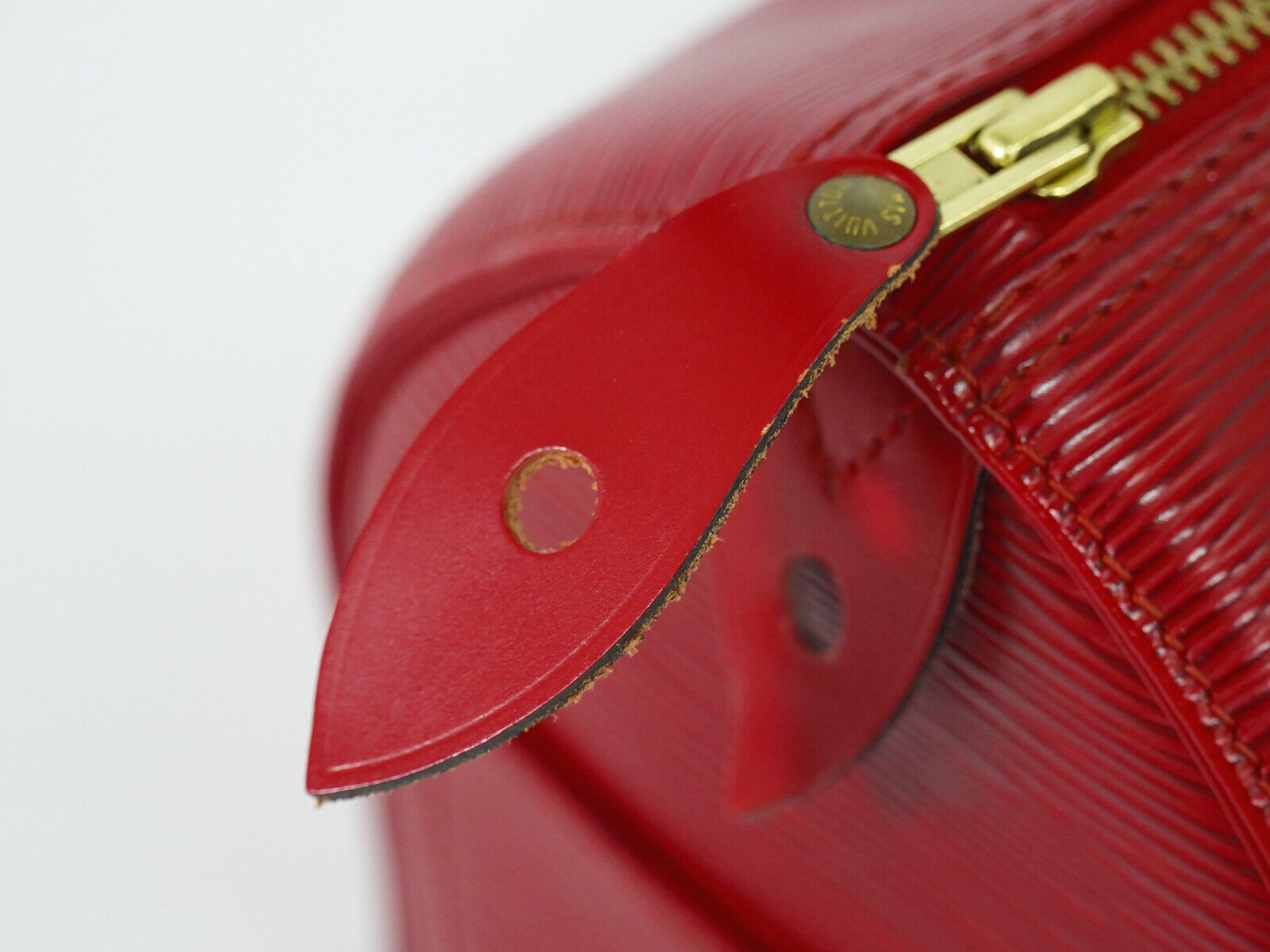 Louis Vuitton Speedy 25, Red, Gold Plated, handbag