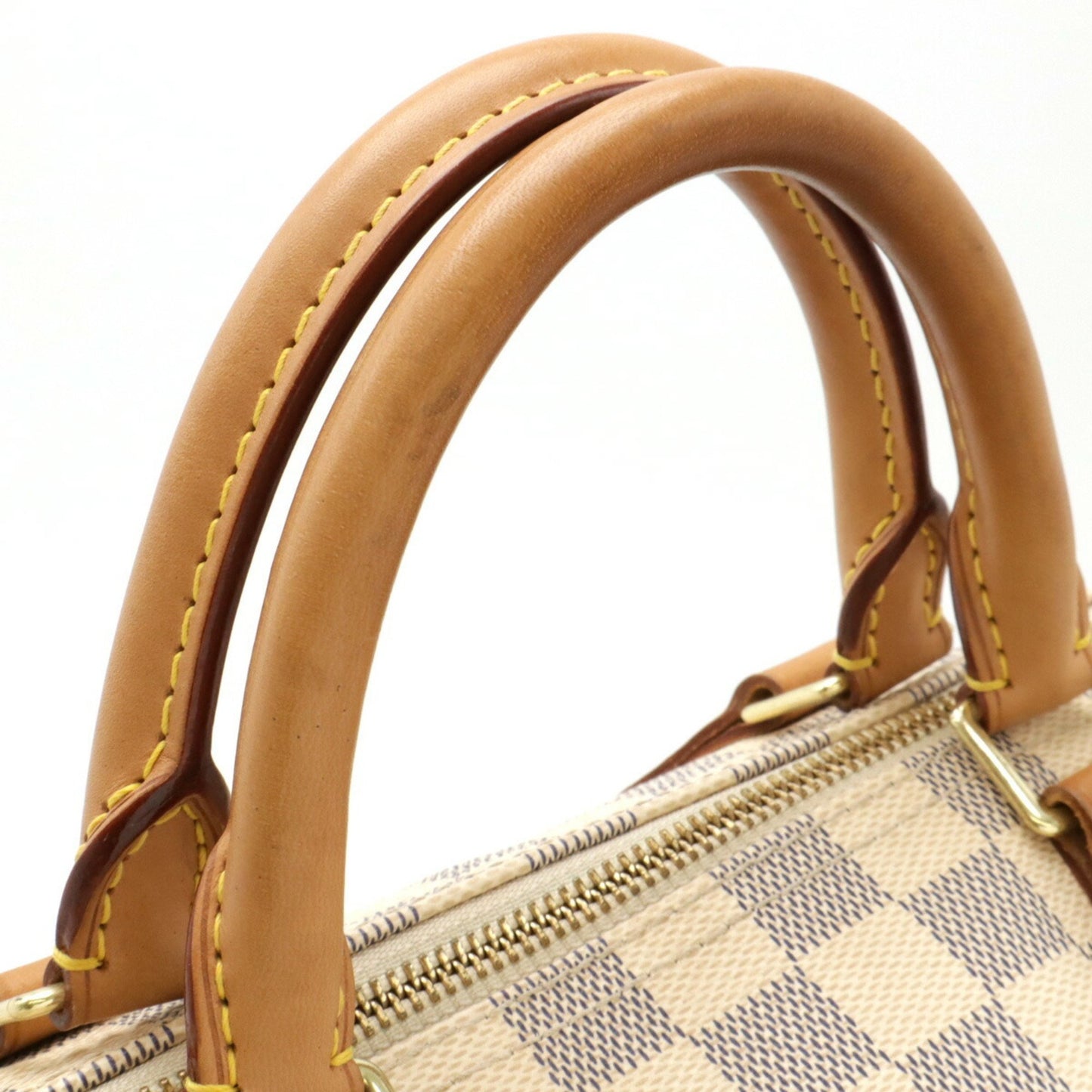 Louis Vuitton Speedy 30, White, Canvas, handbag