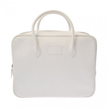 Hermès Eiffel, White, Leather, briefcase