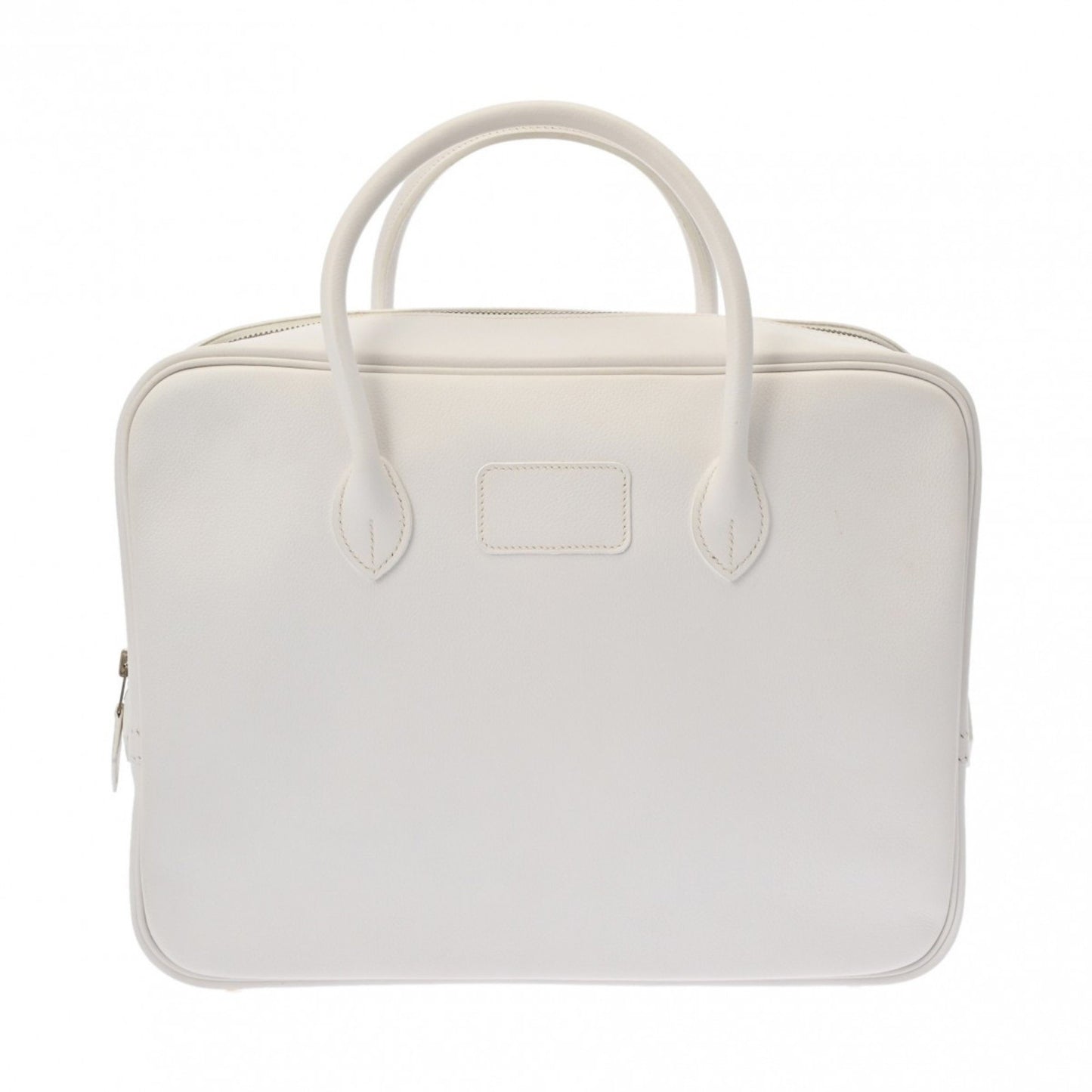 Hermès Eiffel, White, Leather, briefcase