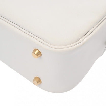 Hermès Eiffel, White, Leather, briefcase
