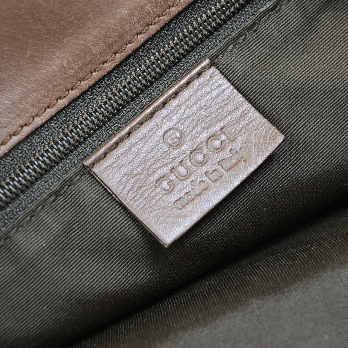 Gucci GG canvas, Brown, Canvas, tote