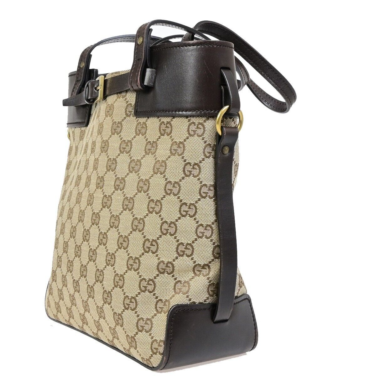 Gucci GG canvas, Beige, Canvas, tote