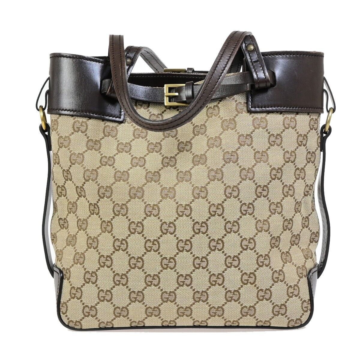 Gucci GG canvas, Beige, Canvas, tote