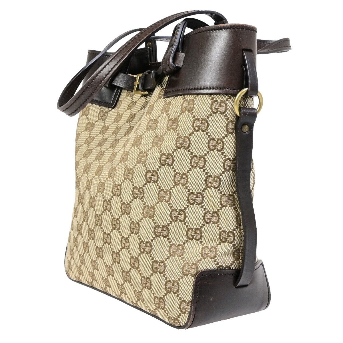 Gucci GG canvas, Beige, Canvas, tote