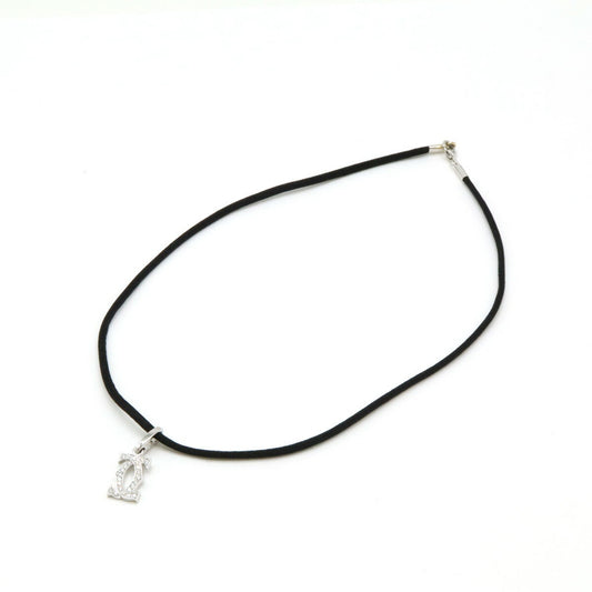 Cartier 2C C2, Silver, White Gold, necklace