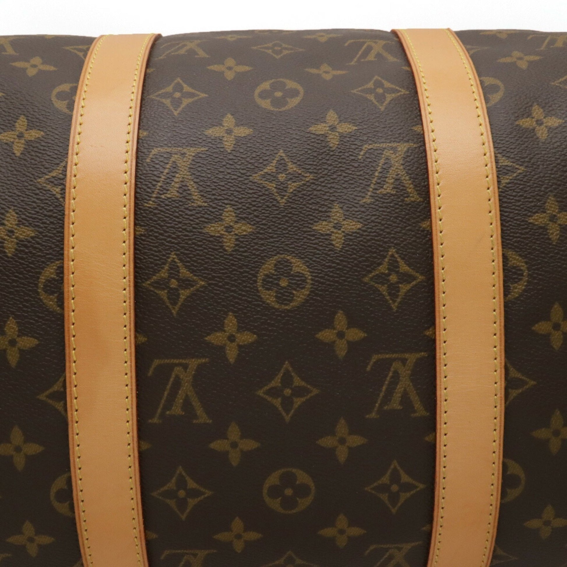 Louis Vuitton Keepall 50, Brown, Canvas, travel