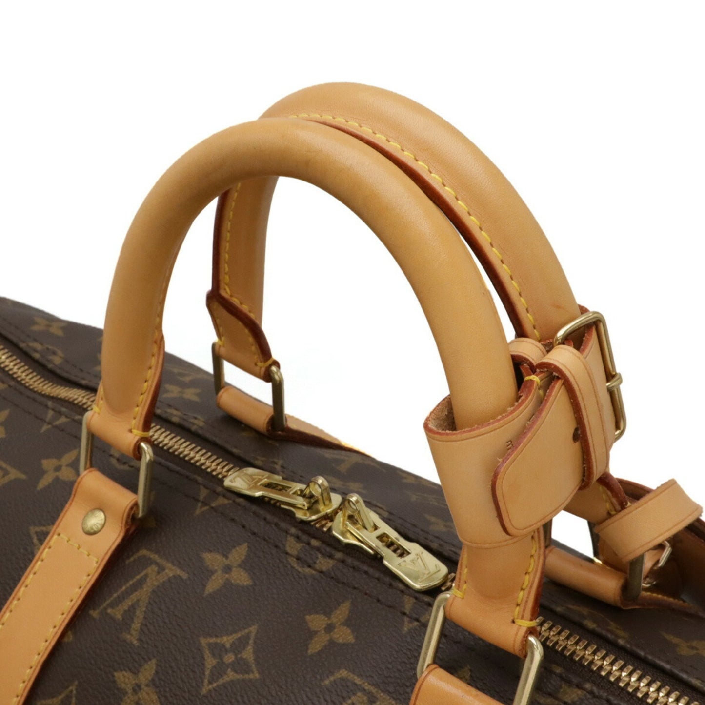 Louis Vuitton Keepall 50, Brown, Canvas, travel