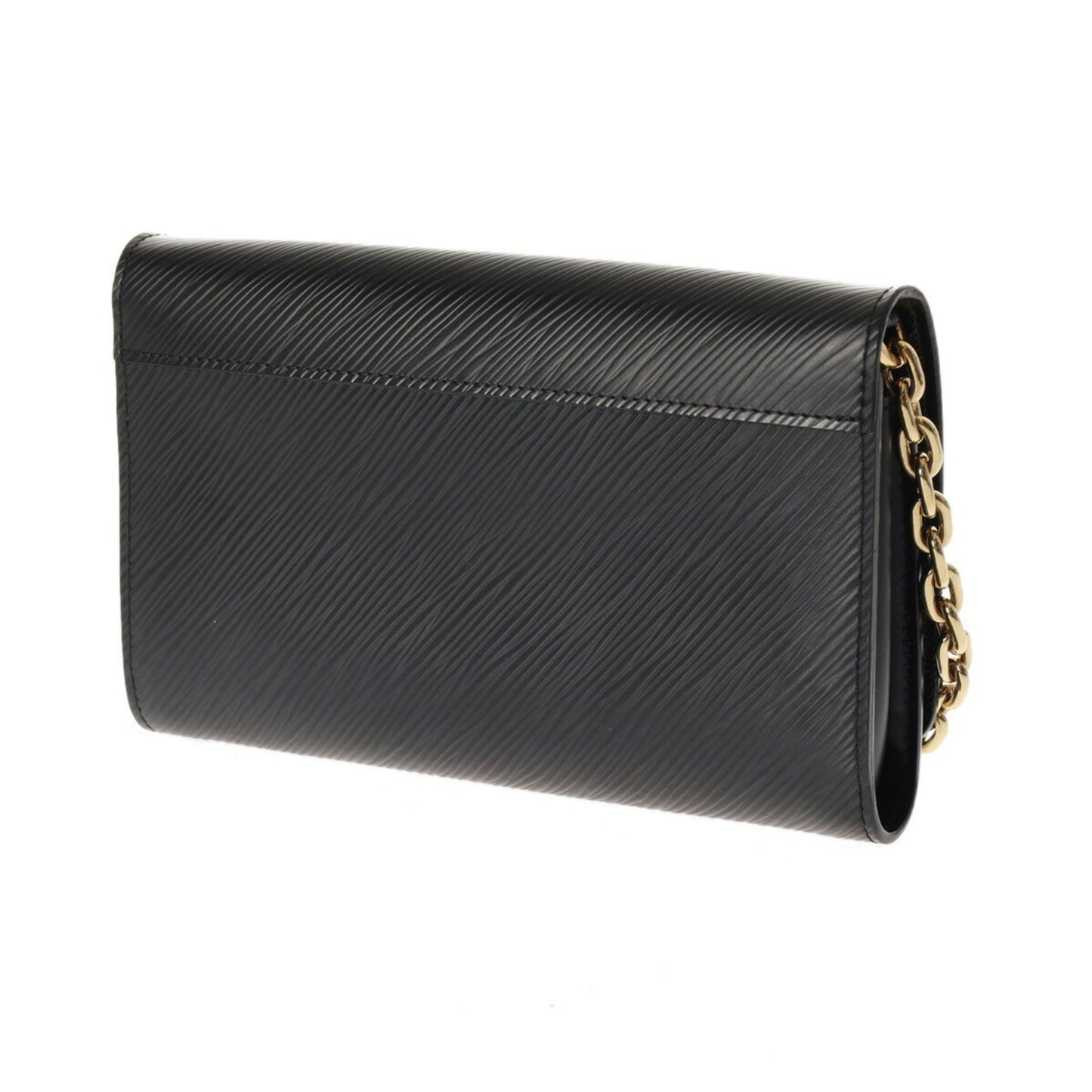 Louis Vuitton Twist, Black, Leather, wallet