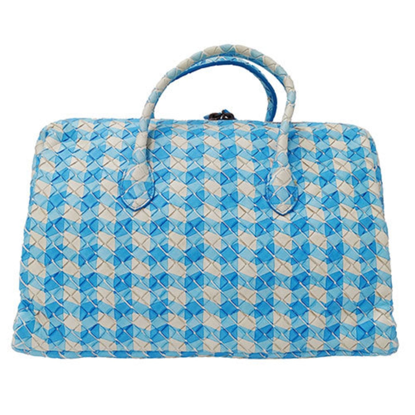 Bottega Veneta Intrecciato, Blue, Leather, handbag