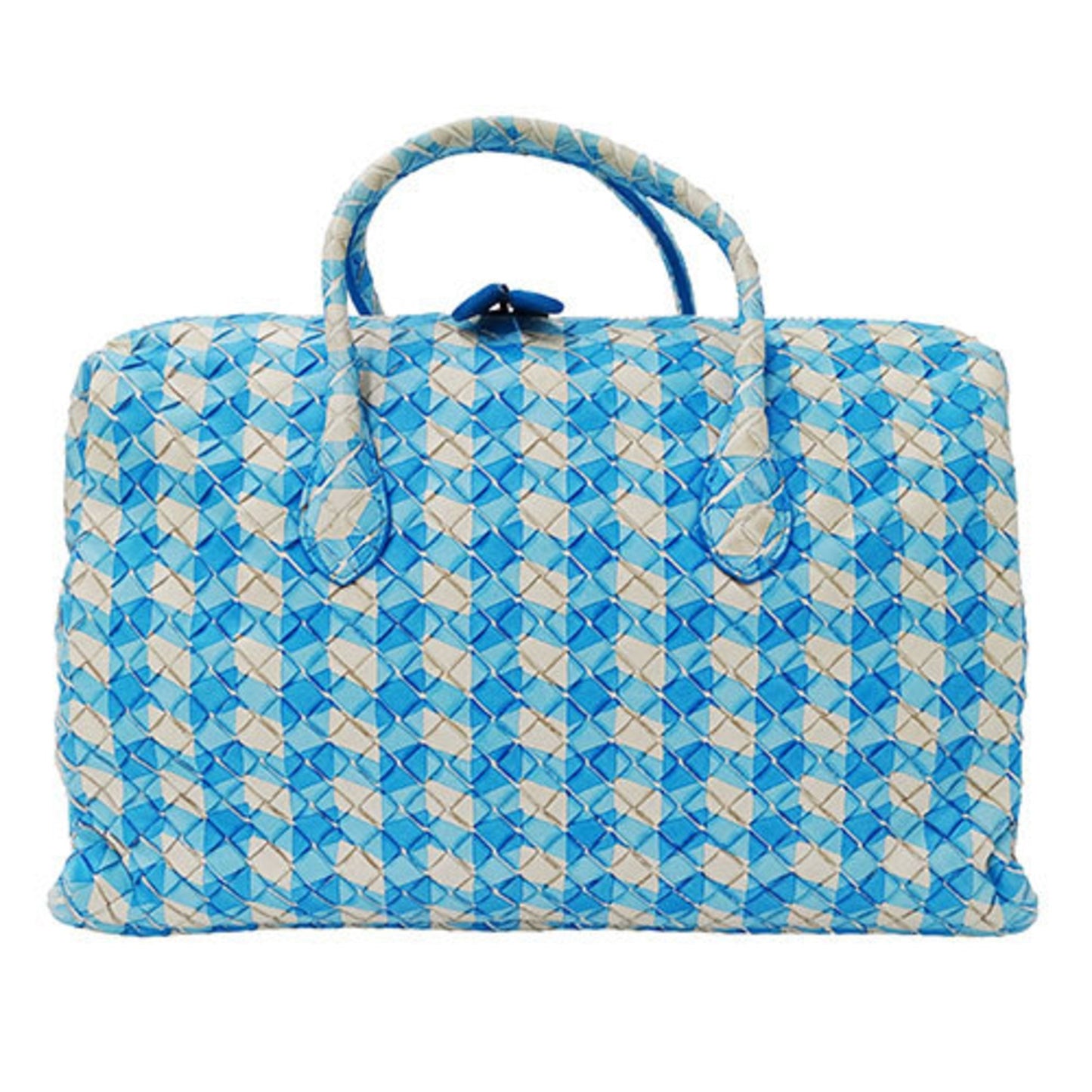 Bottega Veneta Intrecciato, Blue, Leather, handbag