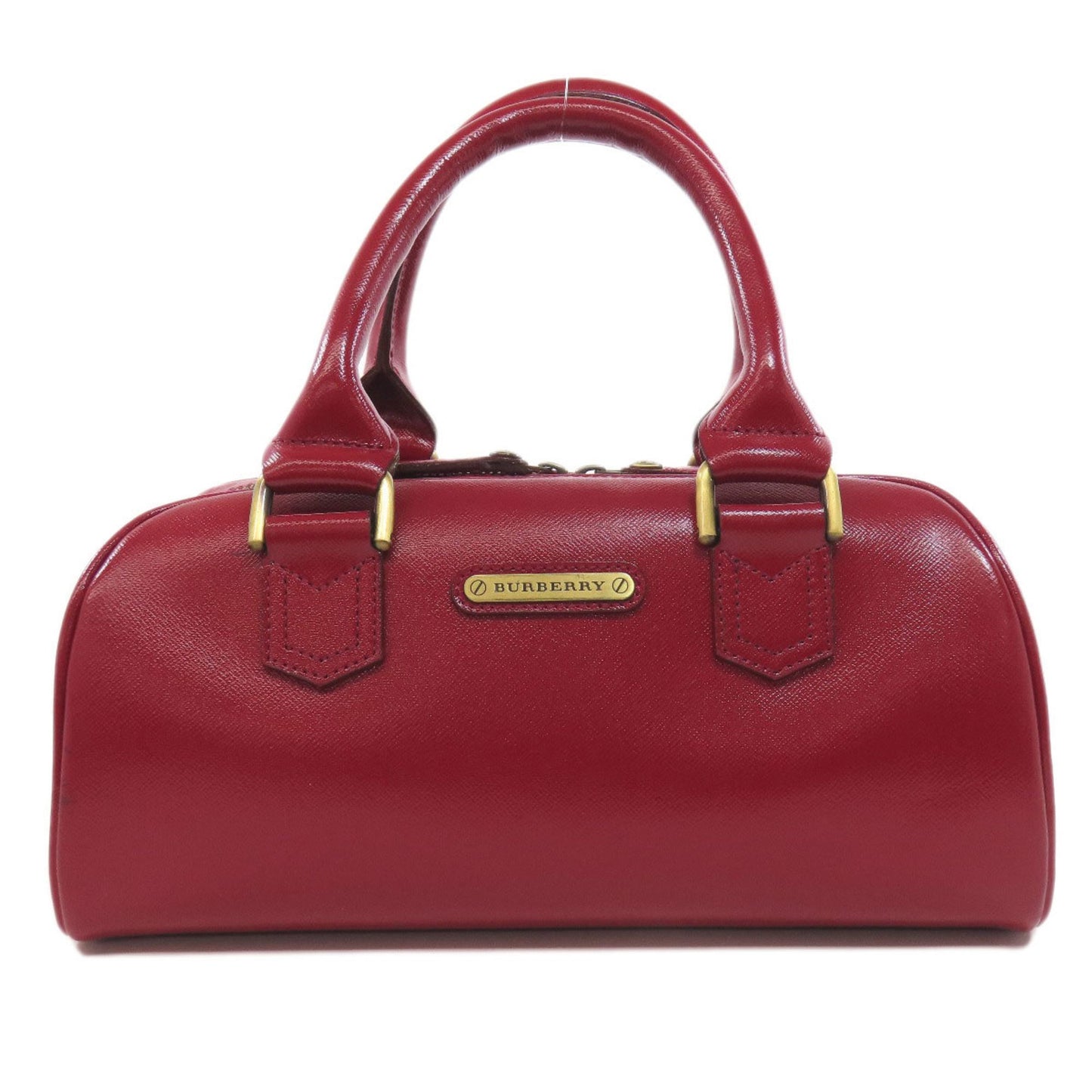 Burberry, Red, Canvas, handbag