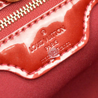 Louis Vuitton Wilshire Monogram Vernis, Red, Patent Leather, Handbag