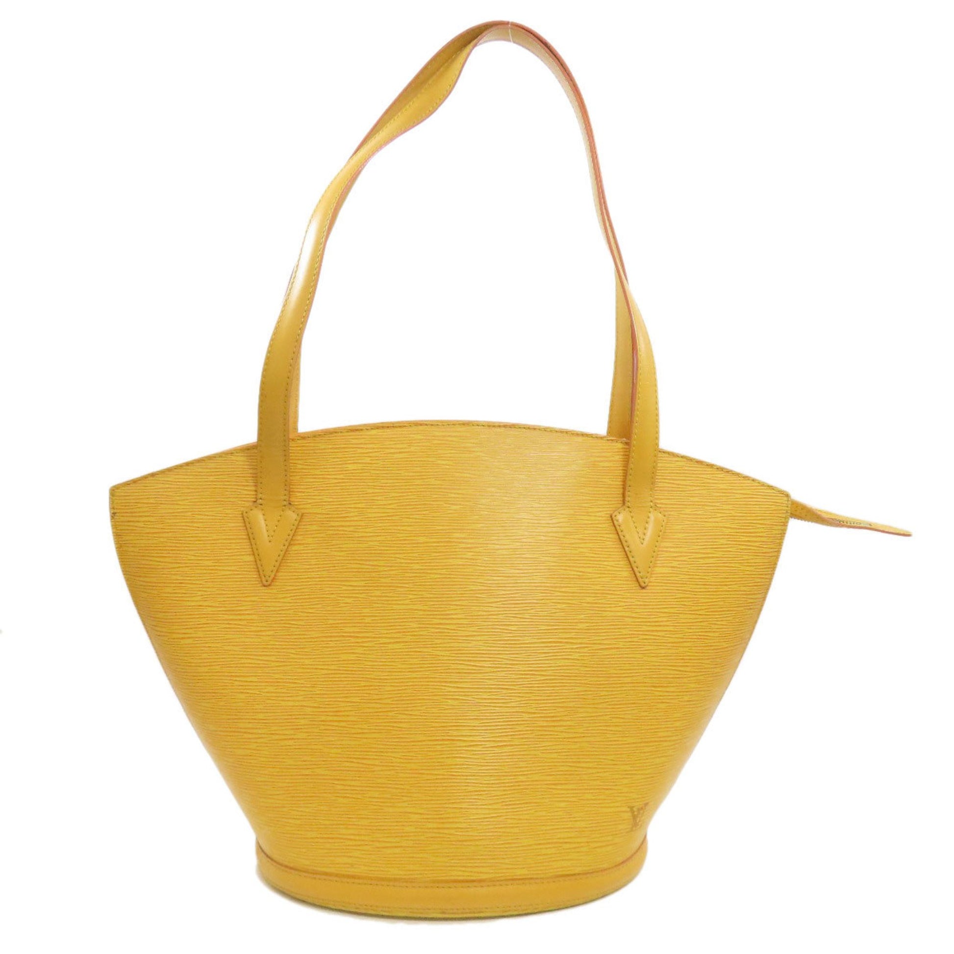 Louis Vuitton Saint Jacques, Yellow, Leather, tote