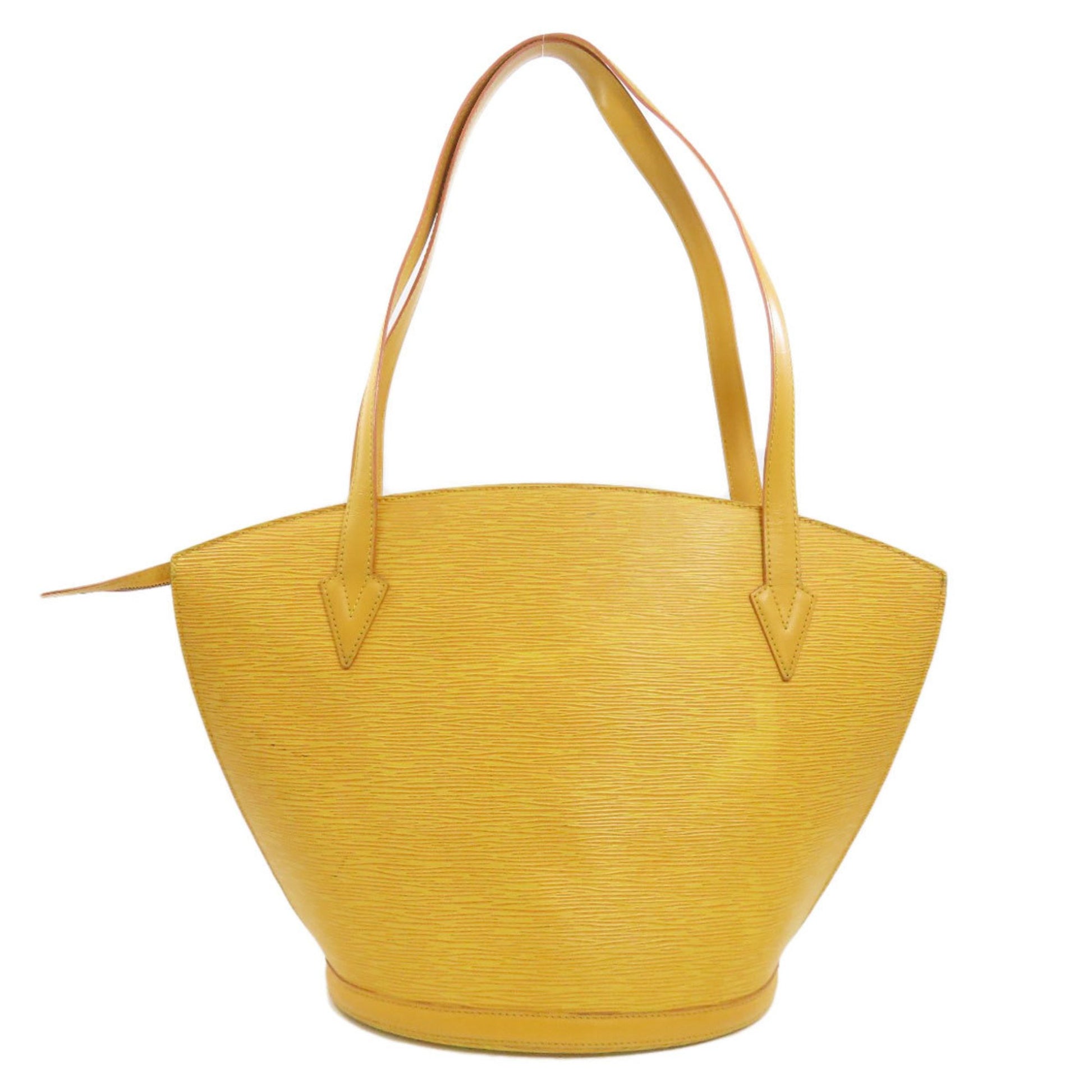 Louis Vuitton Saint Jacques, Yellow, Leather, tote