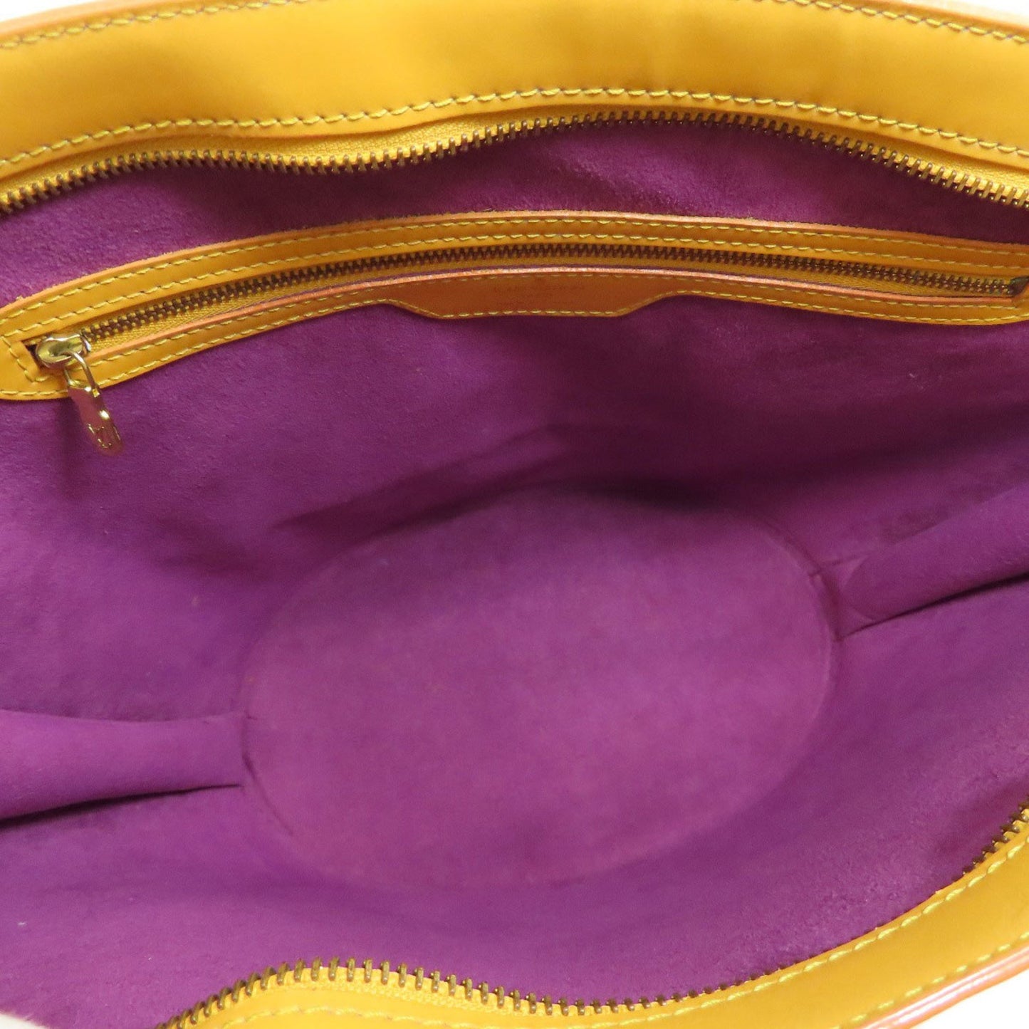 Louis Vuitton Saint Jacques, Yellow, Leather, tote