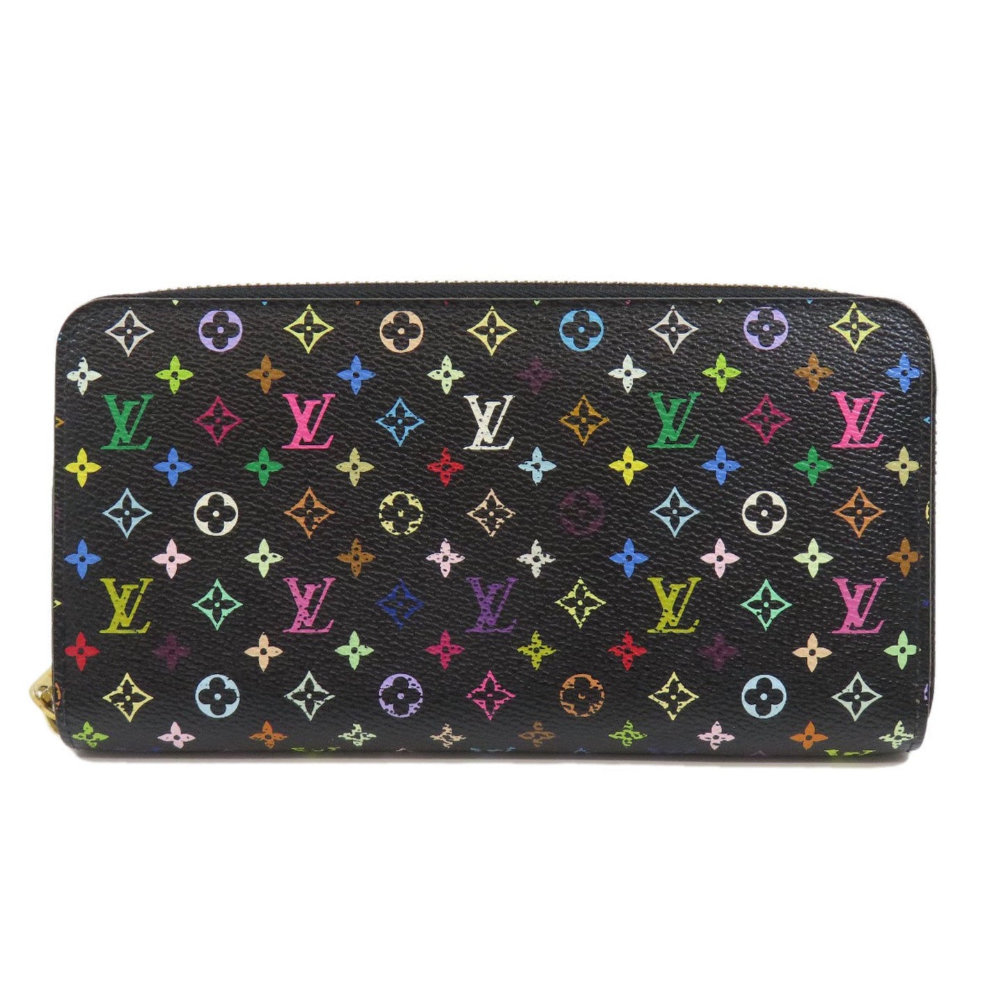 Louis Vuitton Zippy wallet, Black, Canvas, wallet