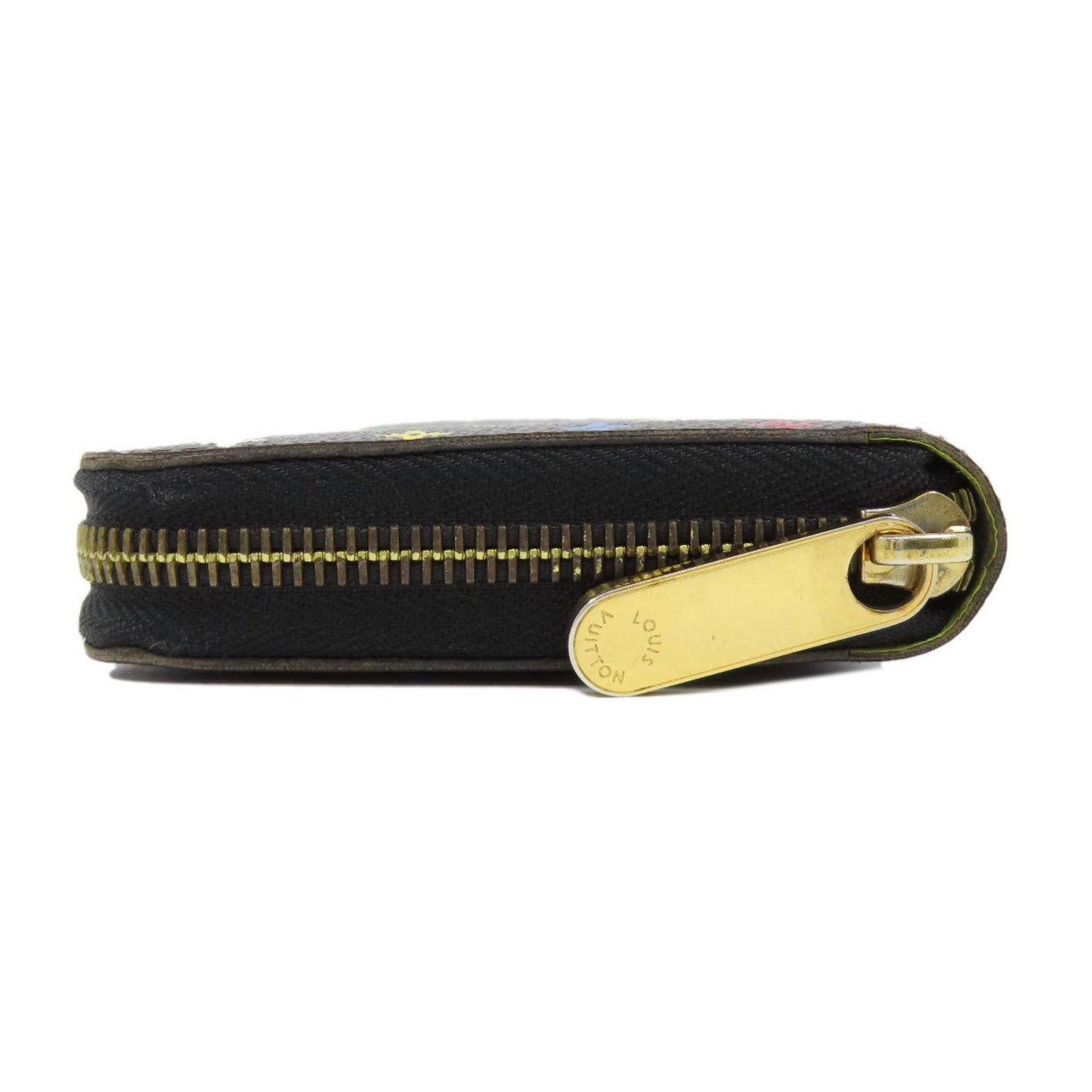 Louis Vuitton Zippy wallet, Black, Canvas, wallet