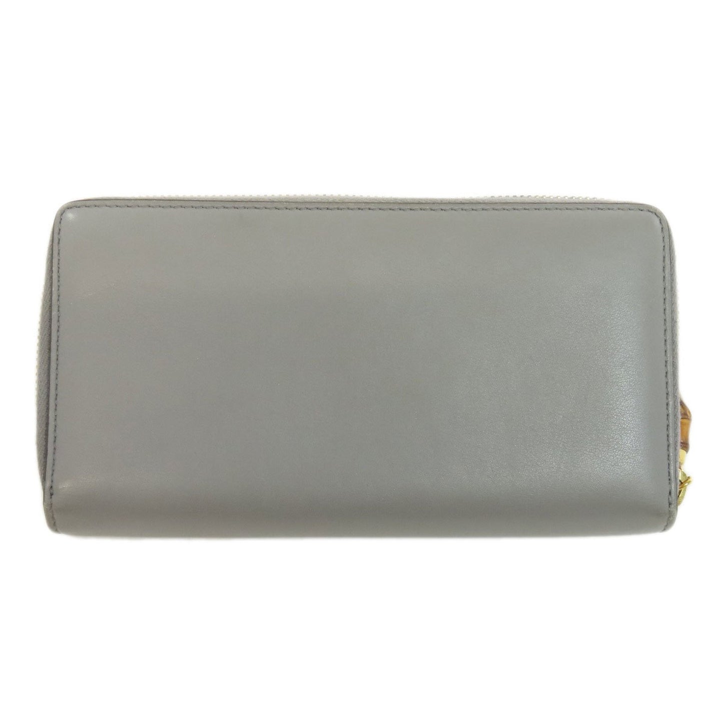 Gucci Bamboo, Grey, Leather, wallet