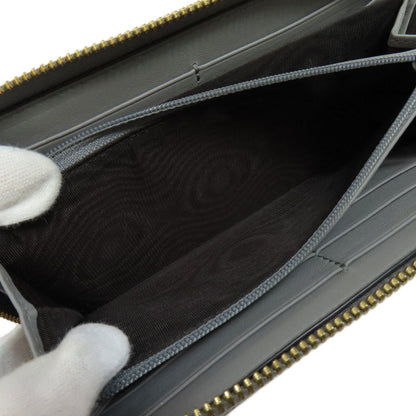 Gucci Bamboo, Grey, Leather, wallet