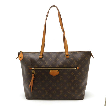 Louis Vuitton Léna, Brown, Canvas, shoulder