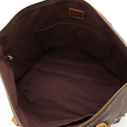 Louis Vuitton Léna, Brown, Canvas, shoulder