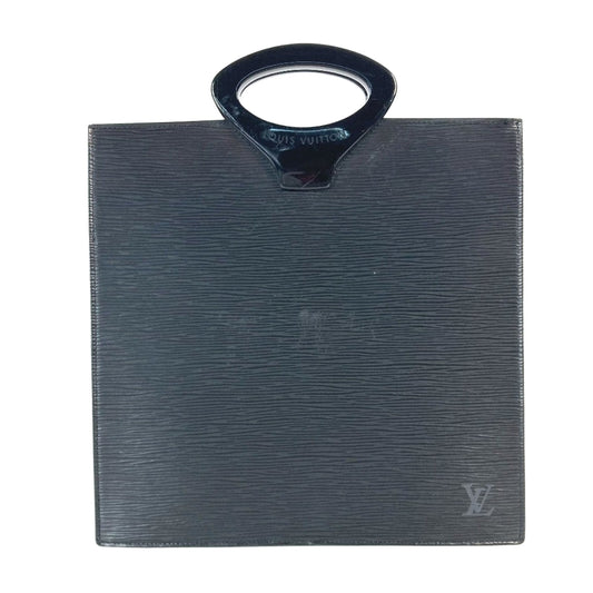 Louis Vuitton Ombre, Black, Leather, handbag