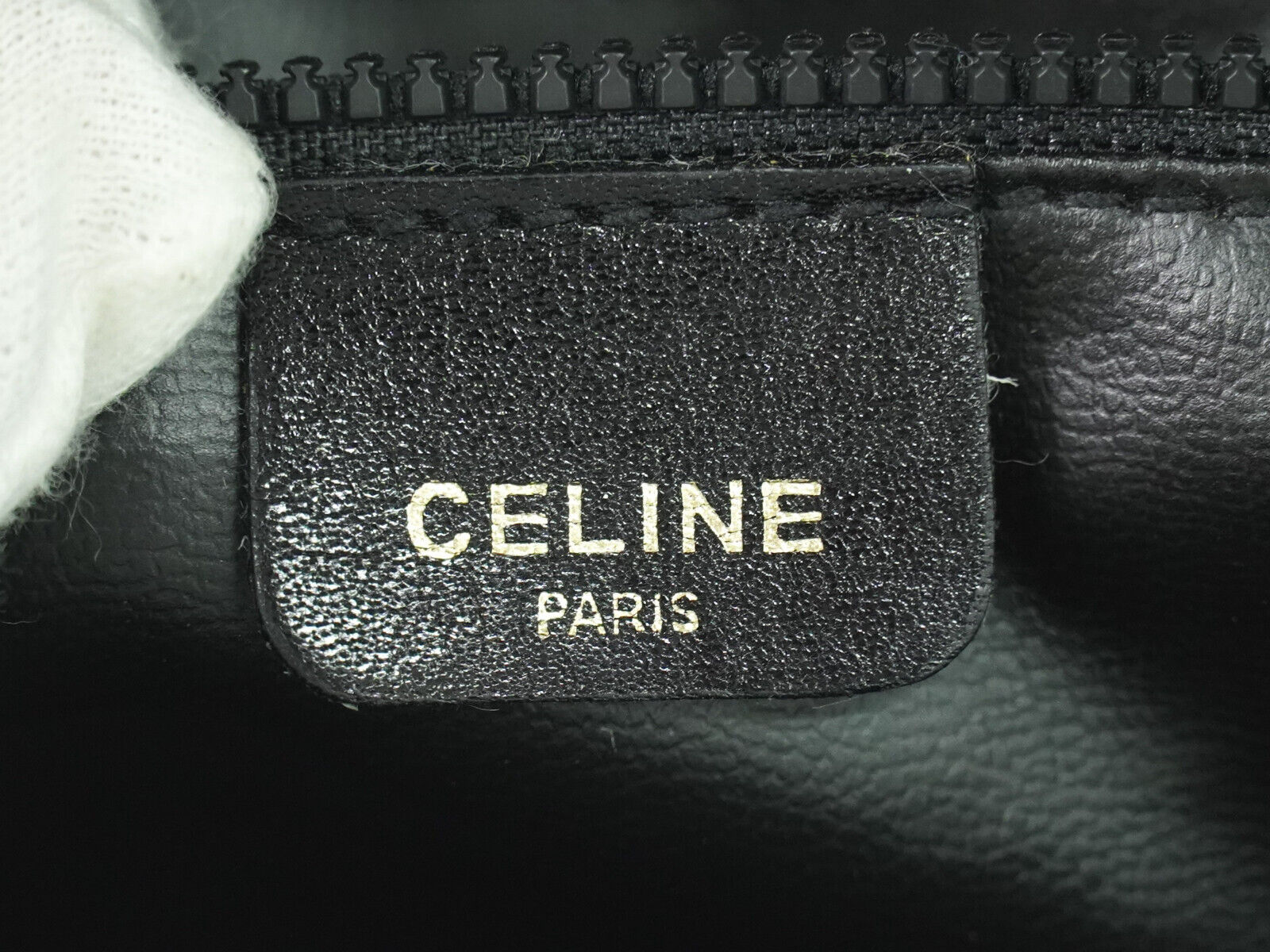 Céline shoulder bag, Black, Leather, shoulder