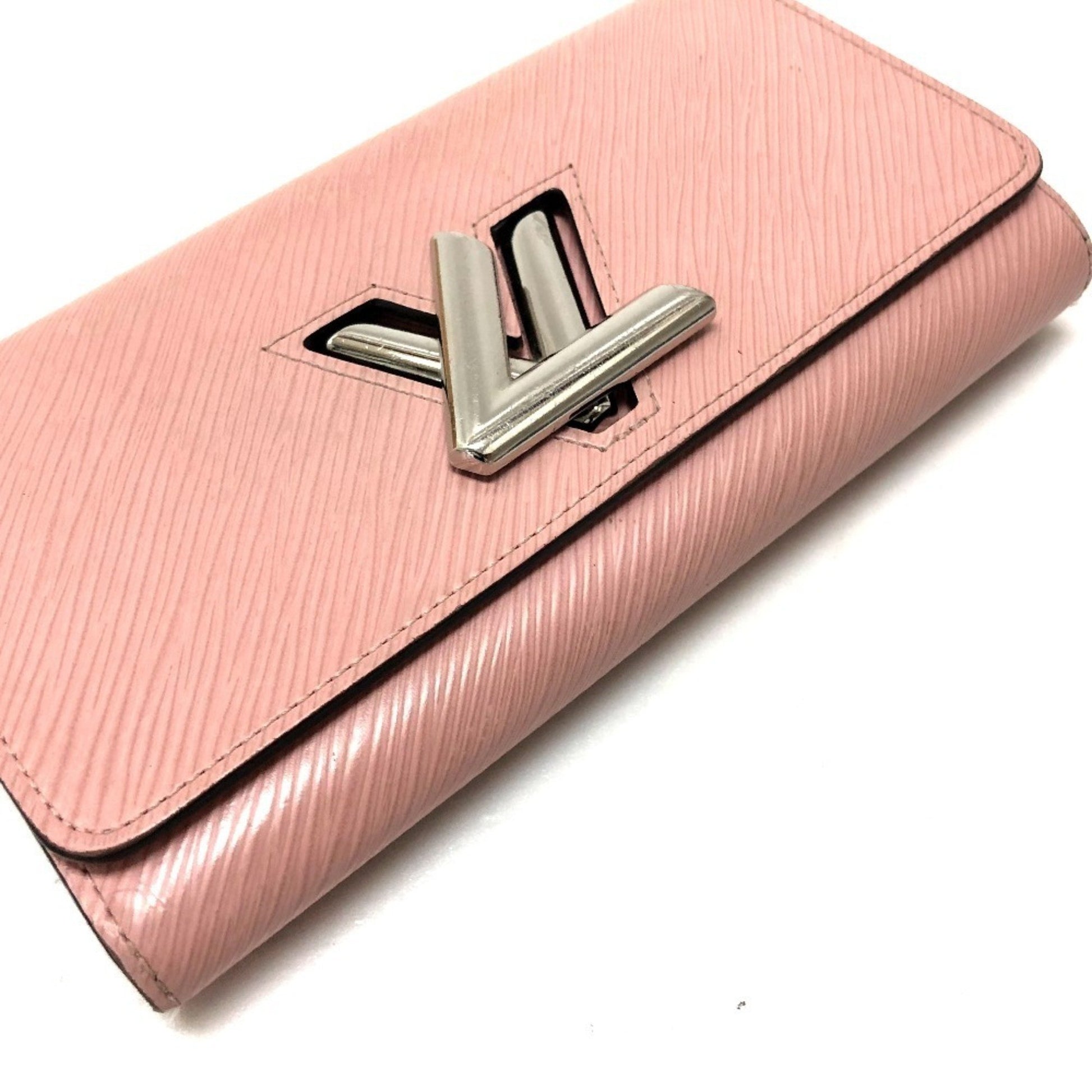Louis Vuitton Twist, Pink, Leather, wallet