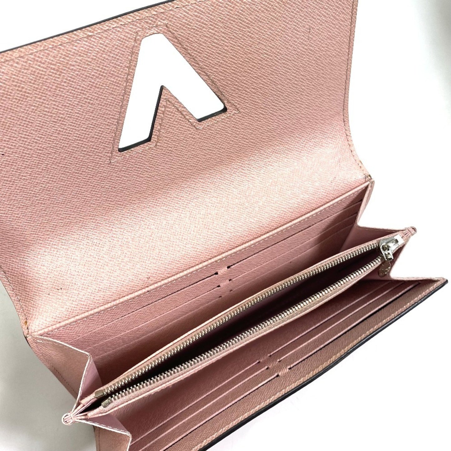 Louis Vuitton Twist, Pink, Leather, wallet